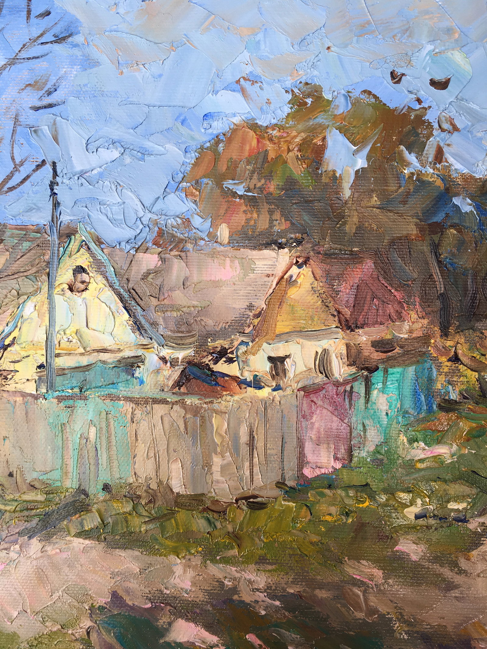 Oil painting October Sergey Ivanovich Animov - 5