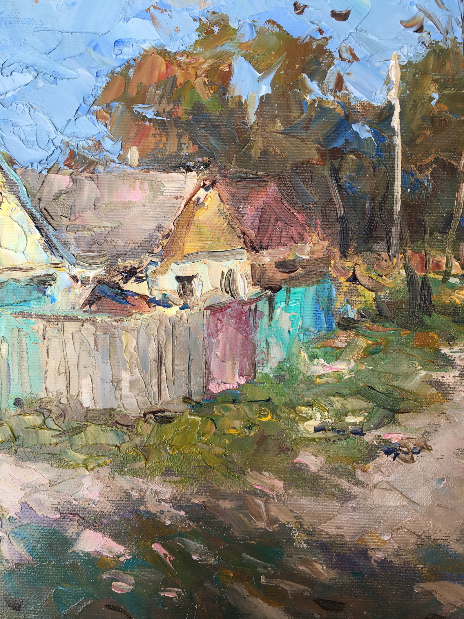 Oil painting October Sergey Ivanovich Animov - 6
