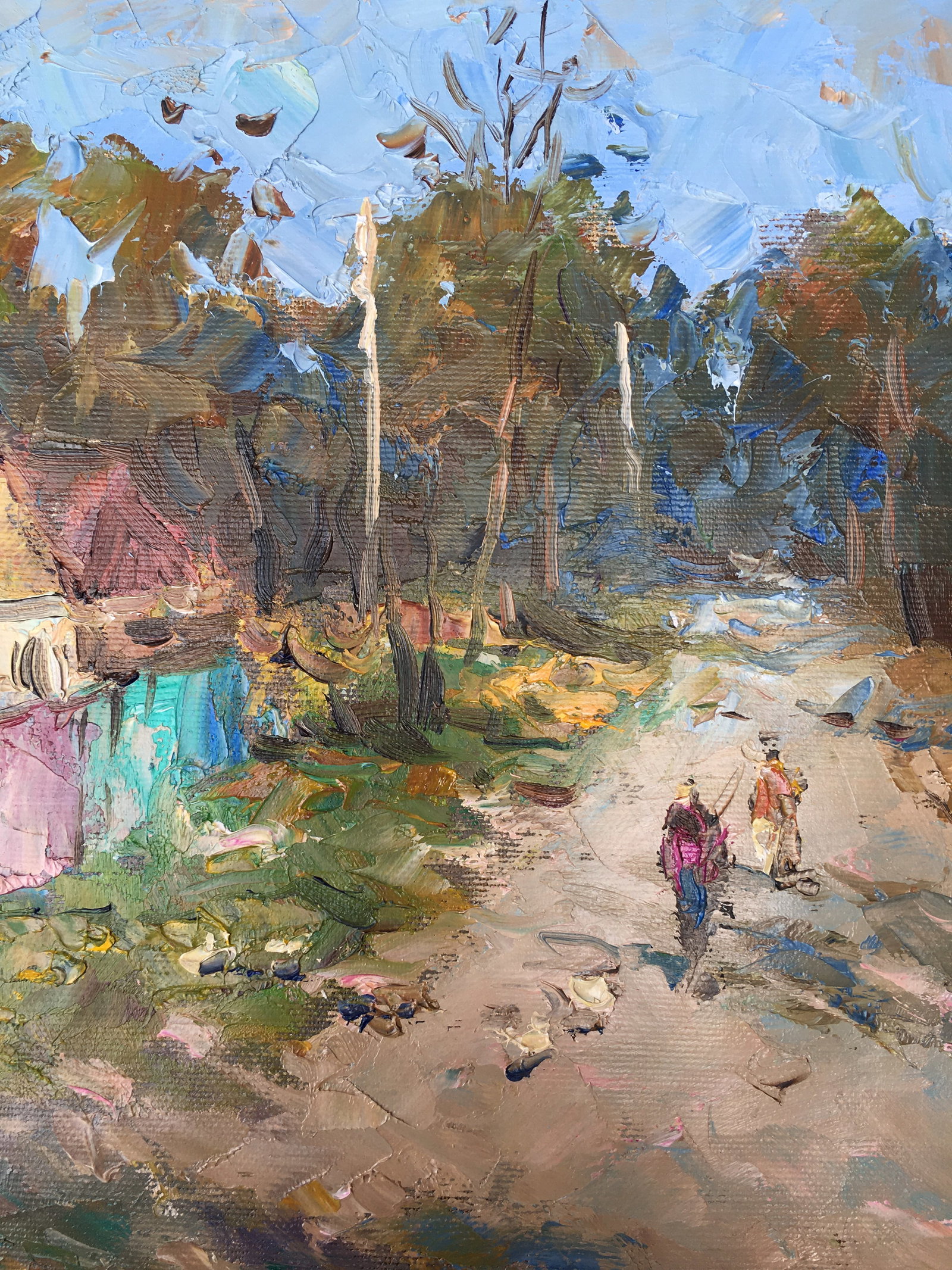 Oil painting October Sergey Ivanovich Animov - 9