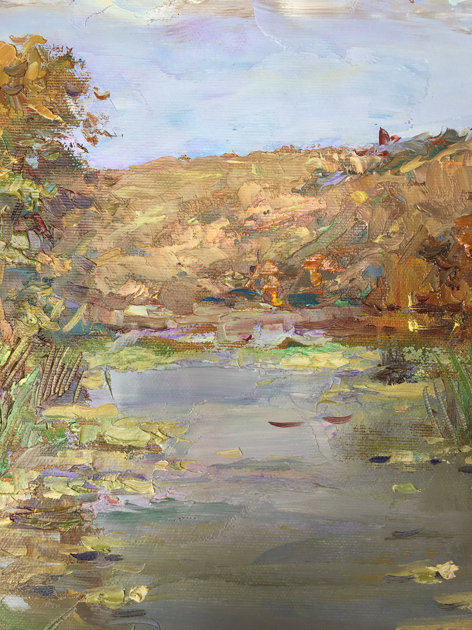 Oil painting On the pond Sergey Ivanovich Animov - 6