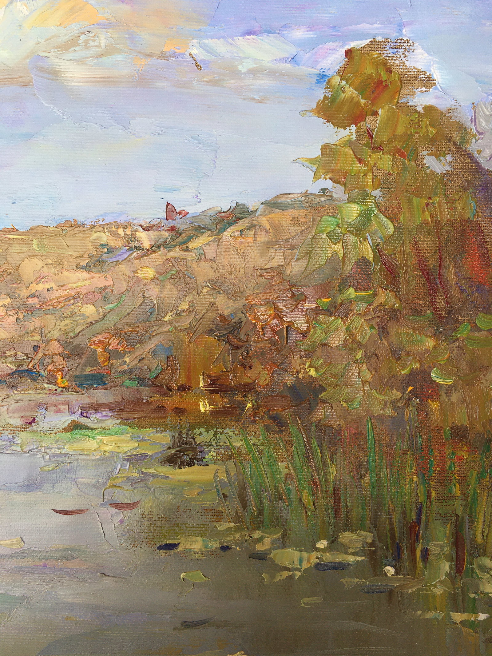 Oil painting On the pond Sergey Ivanovich Animov - 8