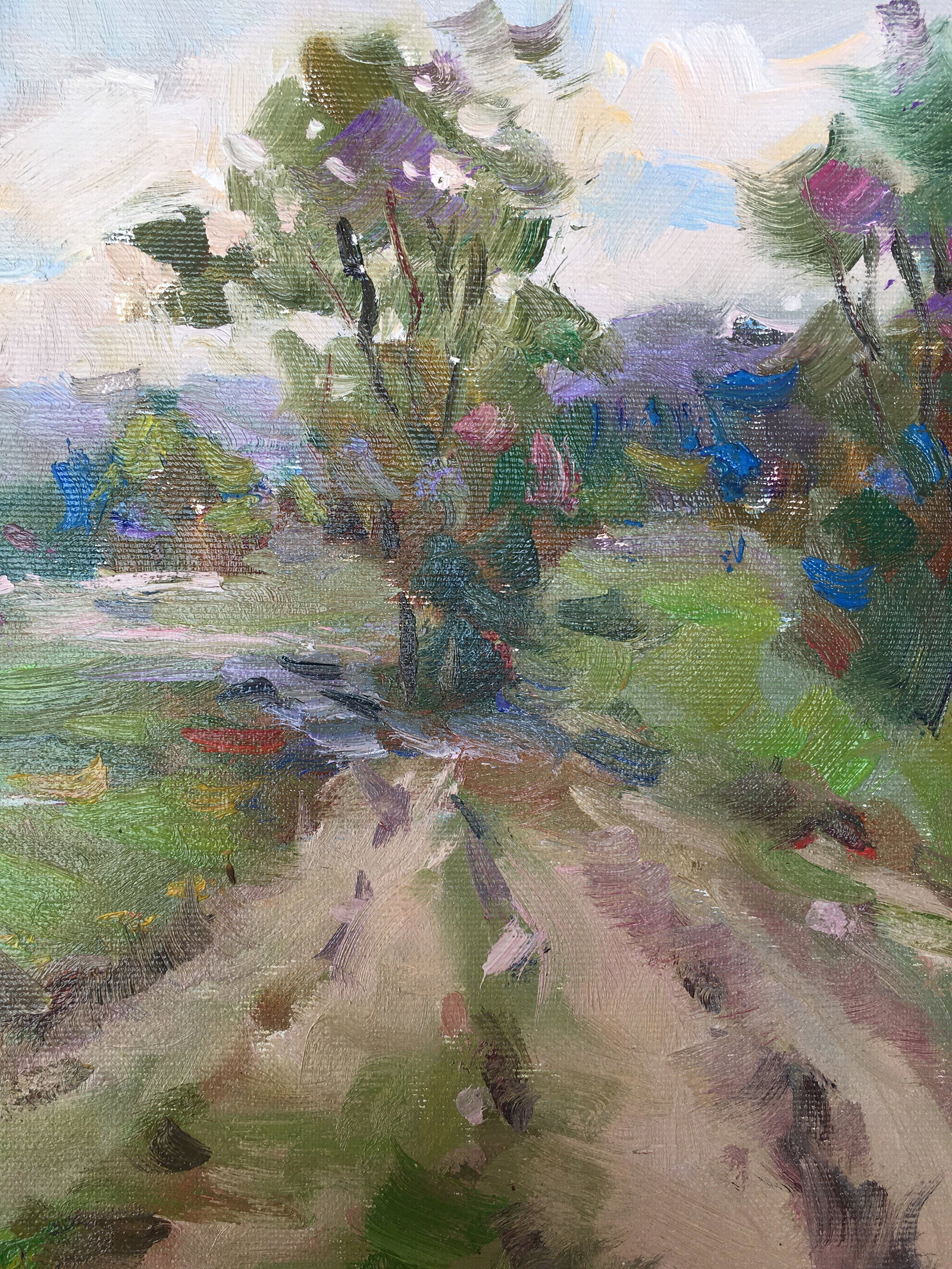Oil painting Road to home Sergey Ivanovich Animov - 10
