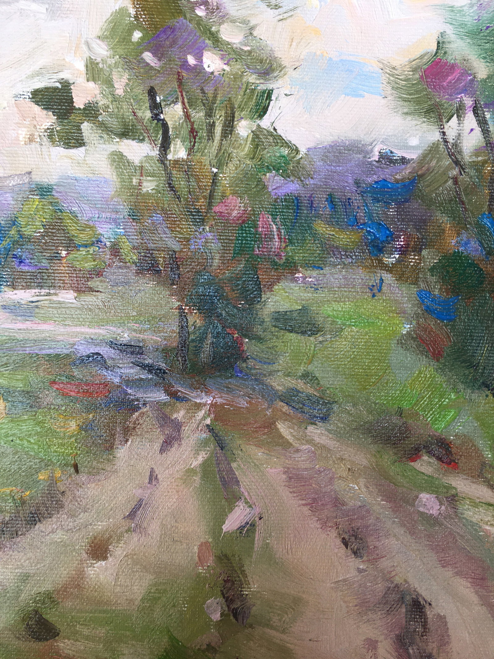 Oil painting Road to home Sergey Ivanovich Animov - 11