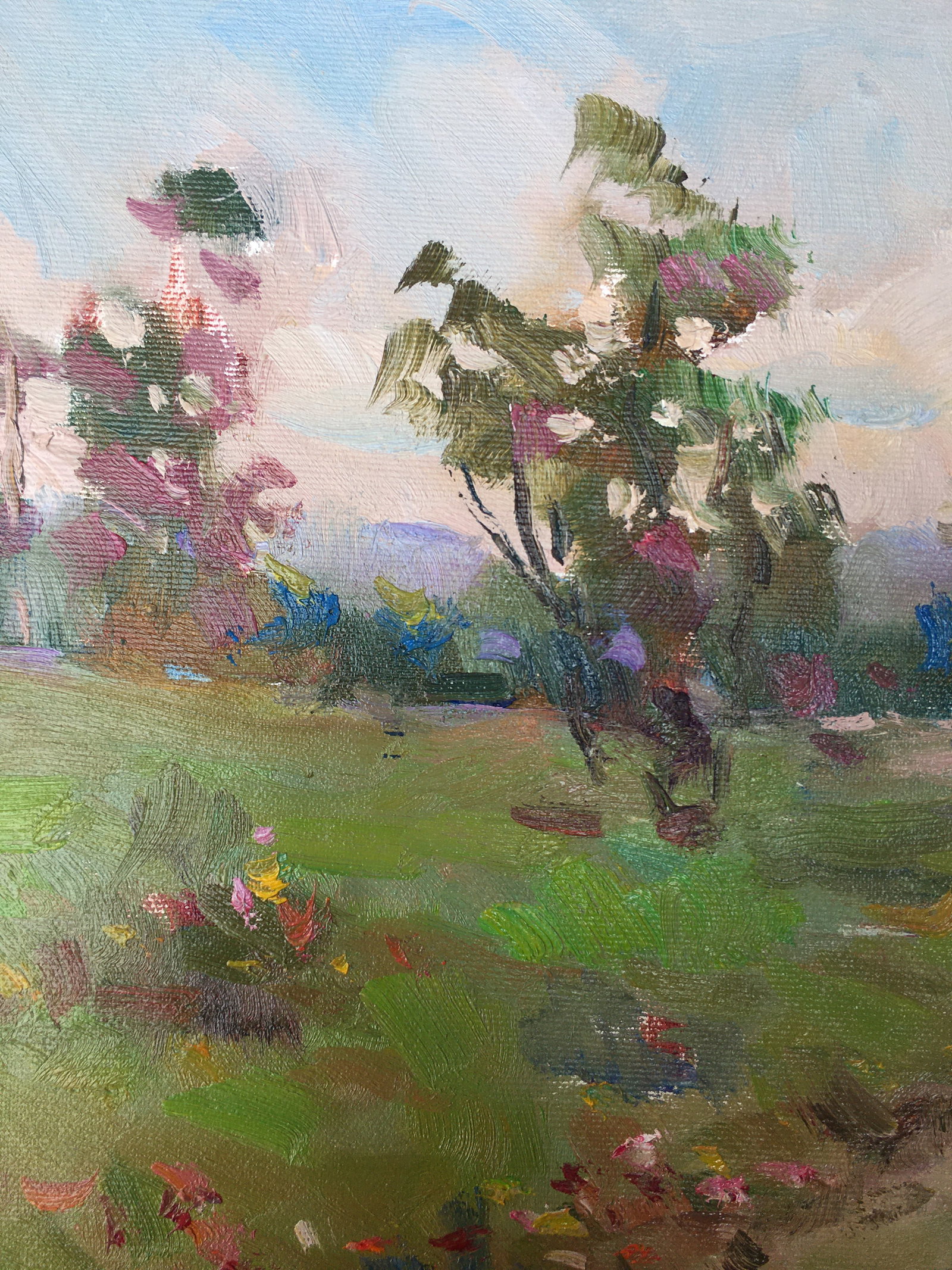 Oil painting Road to home Sergey Ivanovich Animov - 4