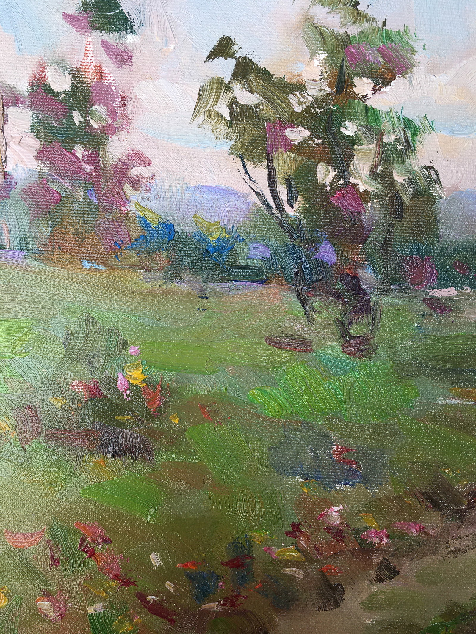 Oil painting Road to home Sergey Ivanovich Animov - 5