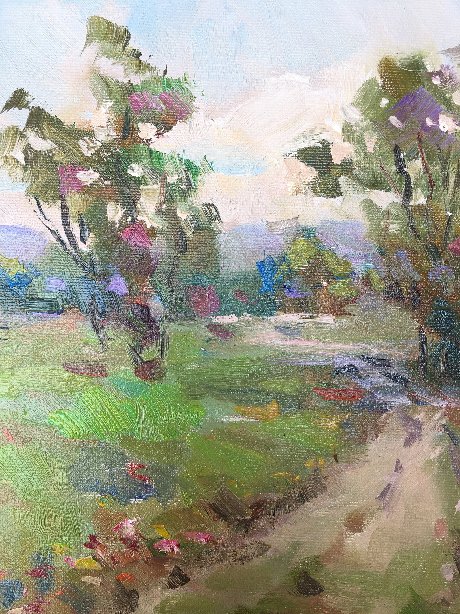Oil painting Road to home Sergey Ivanovich Animov - 6