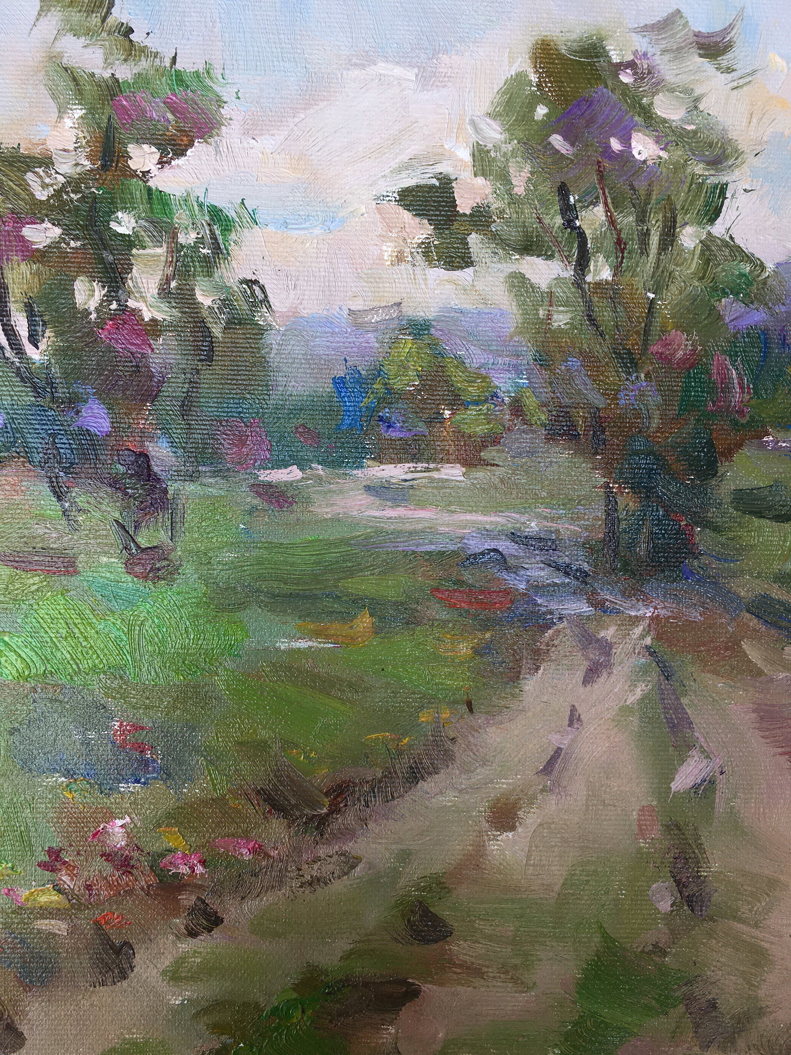 Oil painting Road to home Sergey Ivanovich Animov - 7