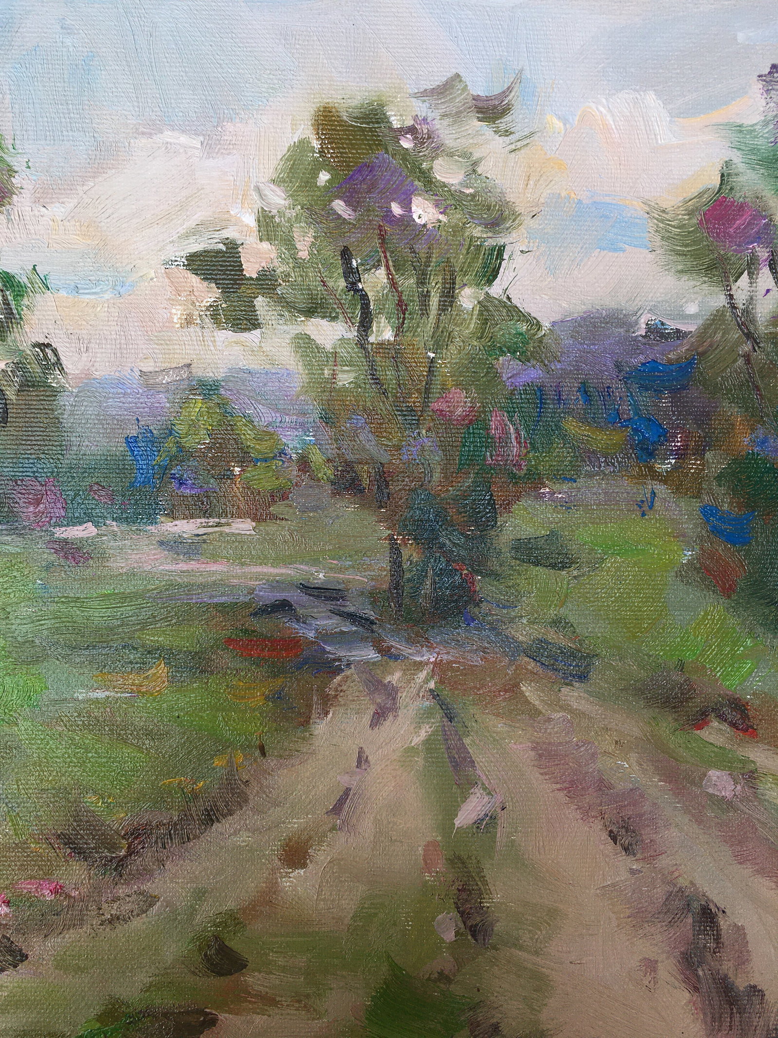 Oil painting Road to home Sergey Ivanovich Animov - 8