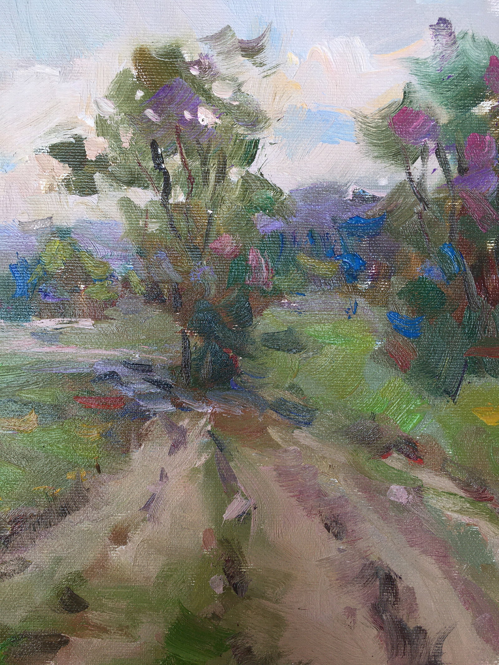 Oil painting Road to home Sergey Ivanovich Animov - 9