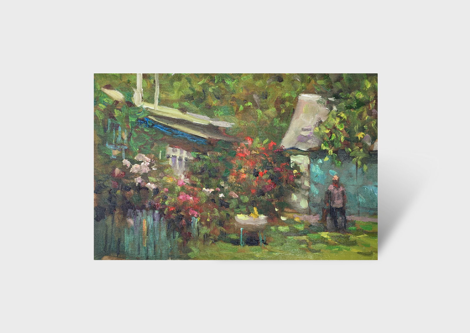 Oil painting Blooming May Sergey Ivanovich Animov - 11
