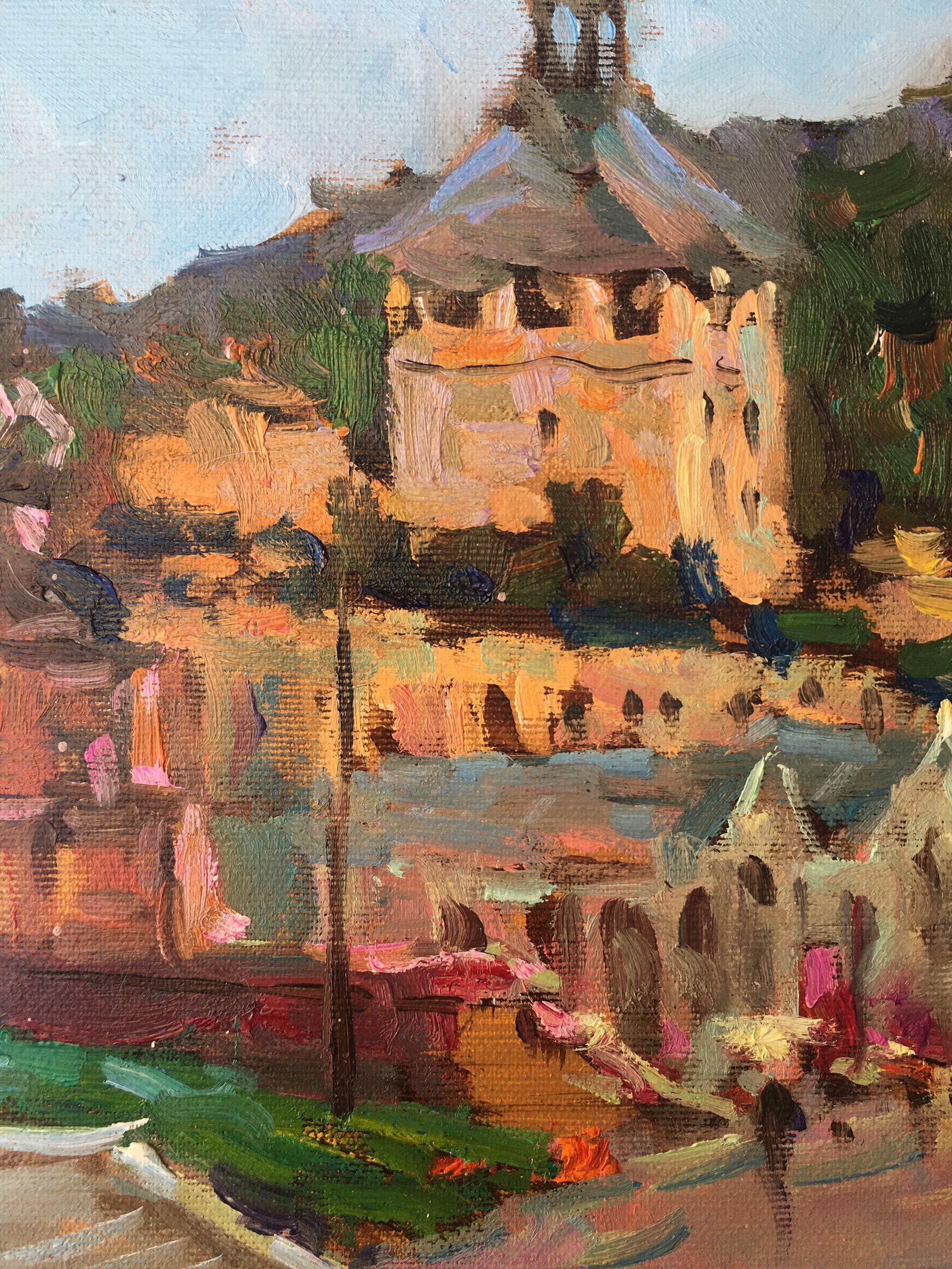 Oil painting Southern City Sergey Ivanovich Animov - 4
