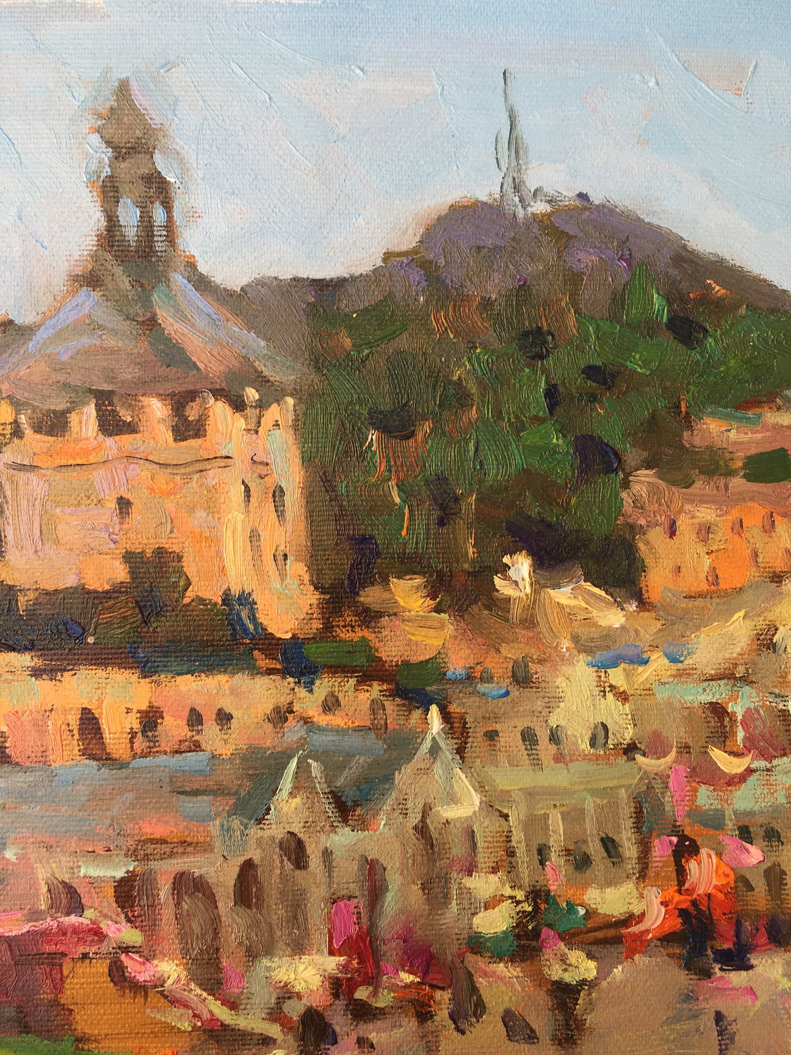 Oil painting Southern City Sergey Ivanovich Animov - 5