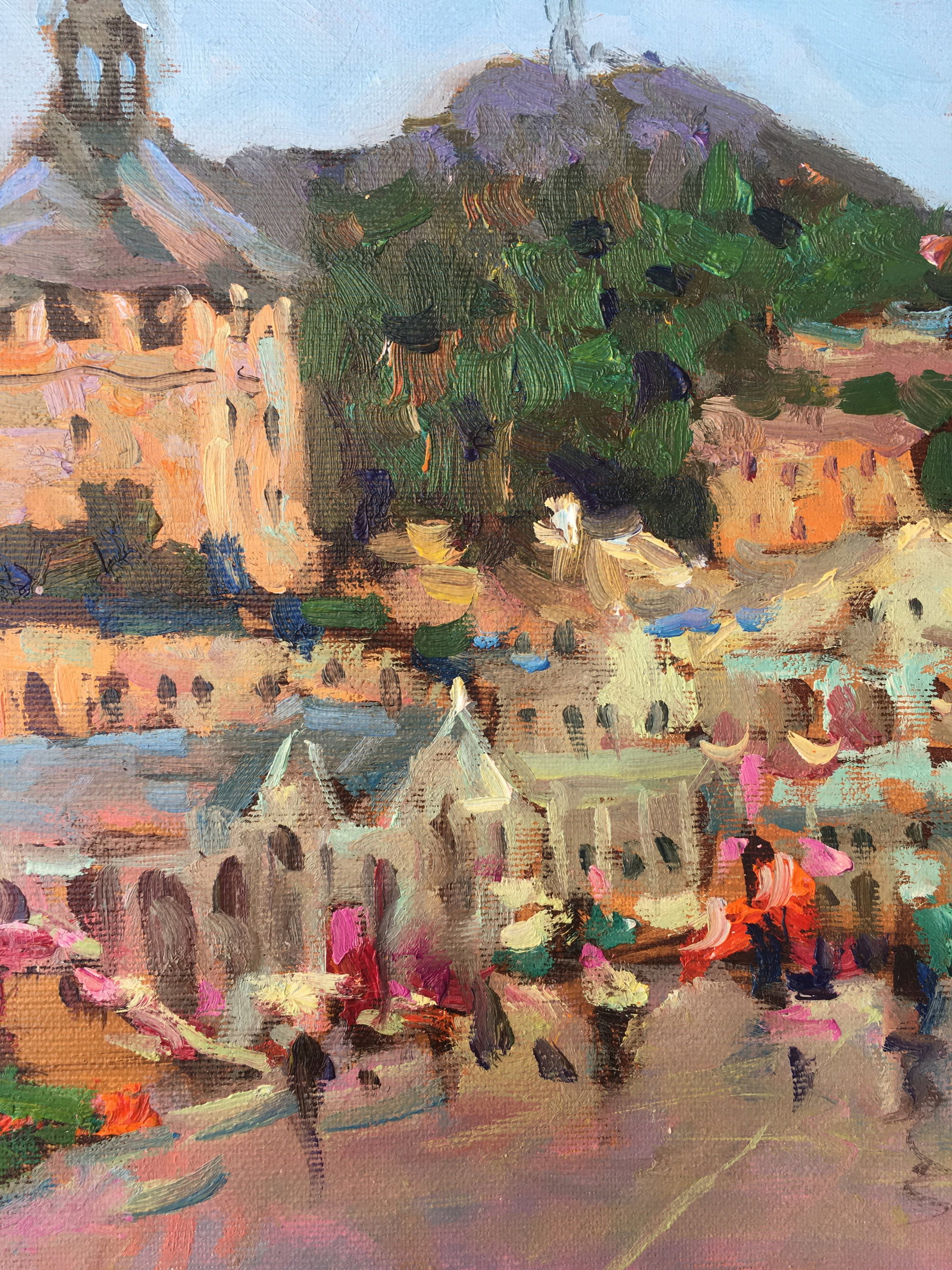 Oil painting Southern City Sergey Ivanovich Animov - 6