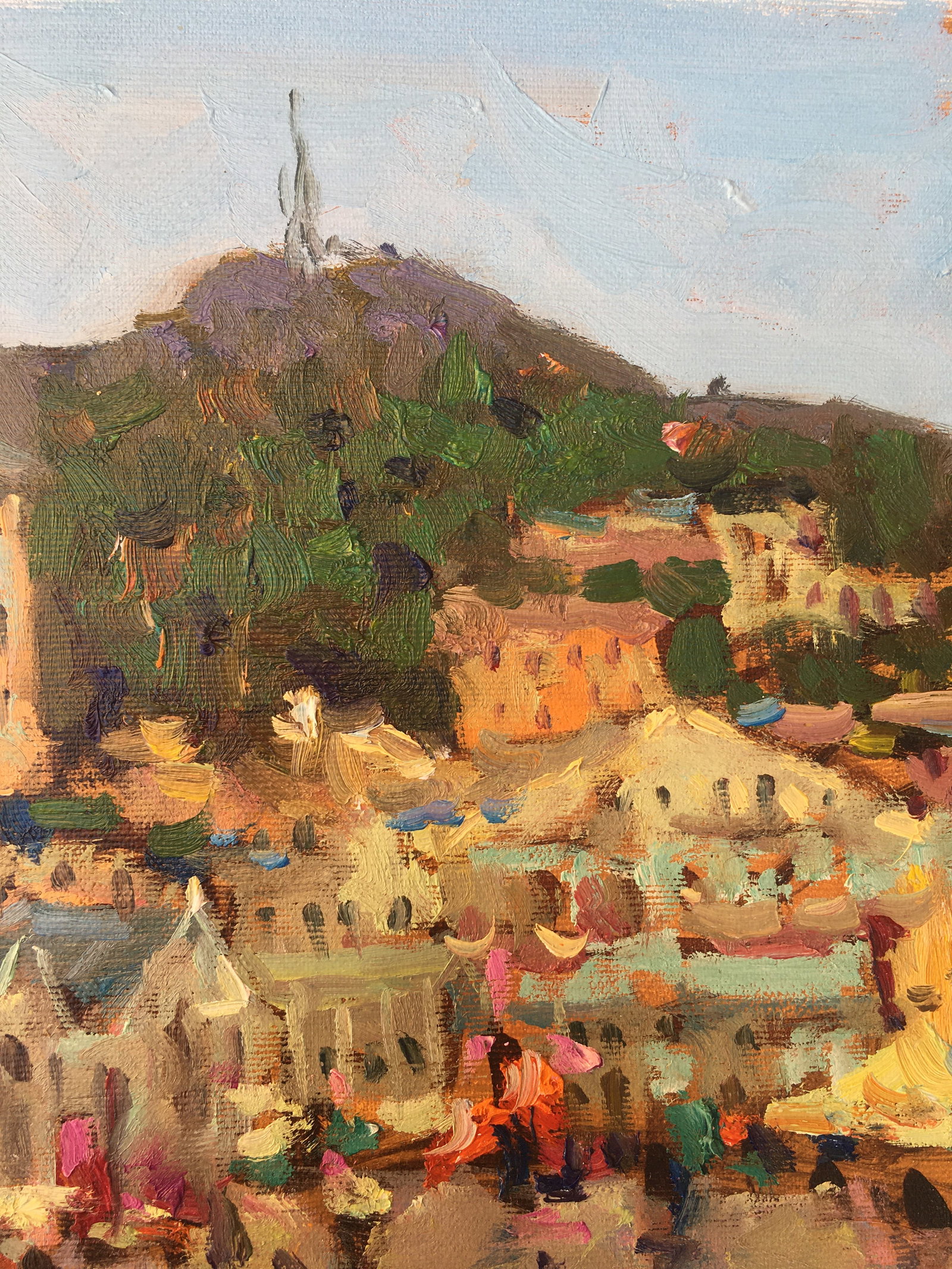 Oil painting Southern City Sergey Ivanovich Animov - 7