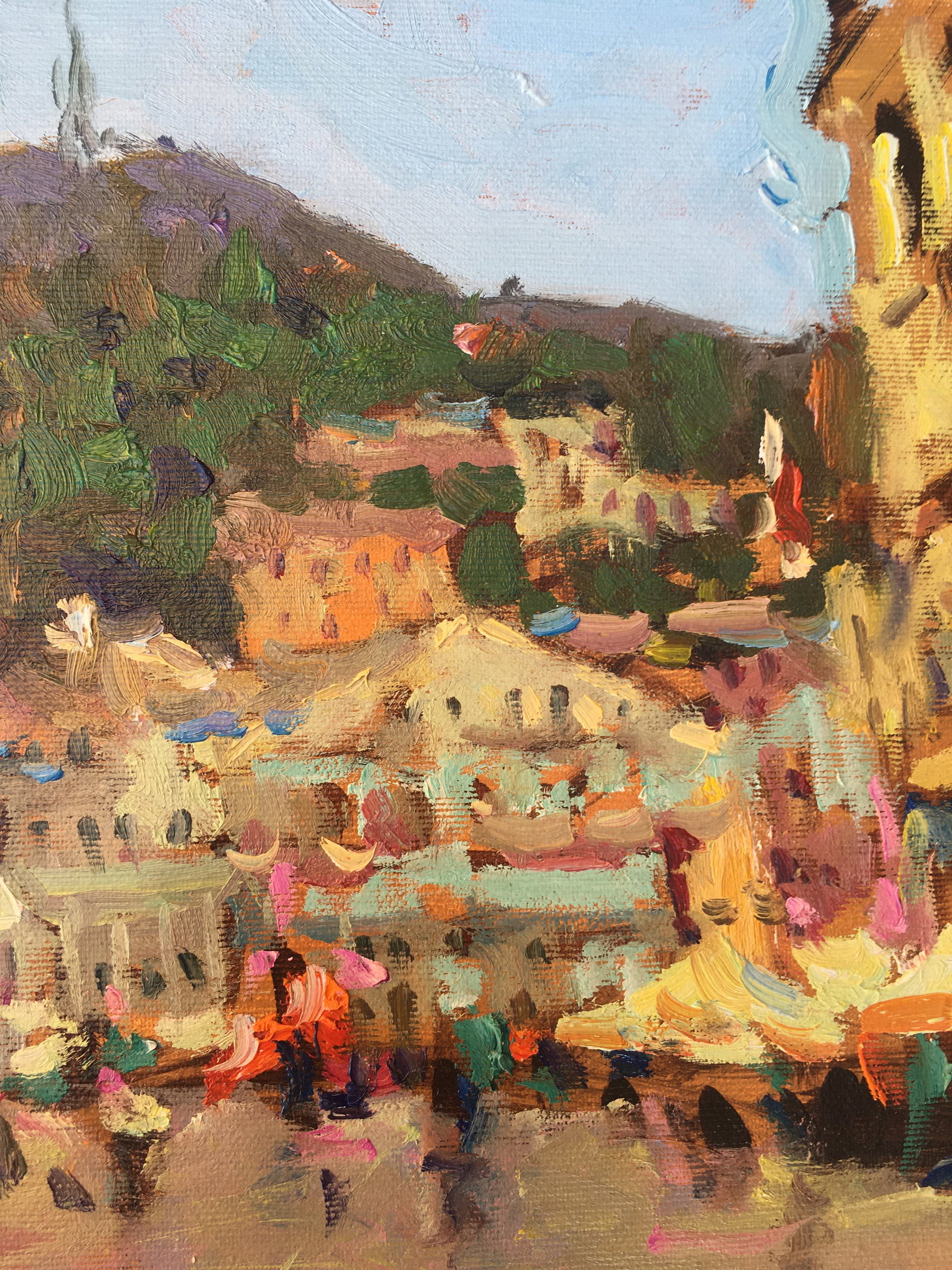 Oil painting Southern City Sergey Ivanovich Animov - 8