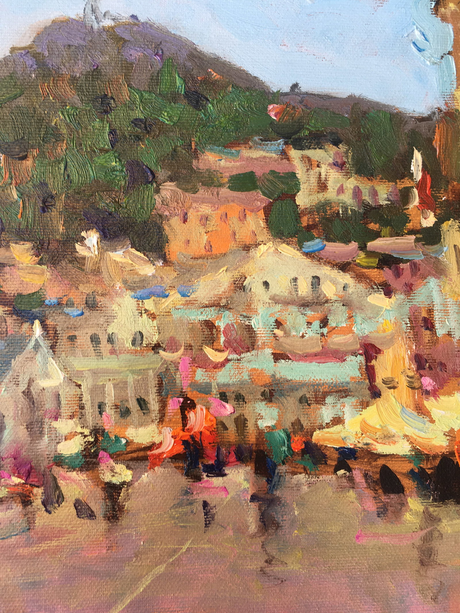 Oil painting Southern City Sergey Ivanovich Animov - 9