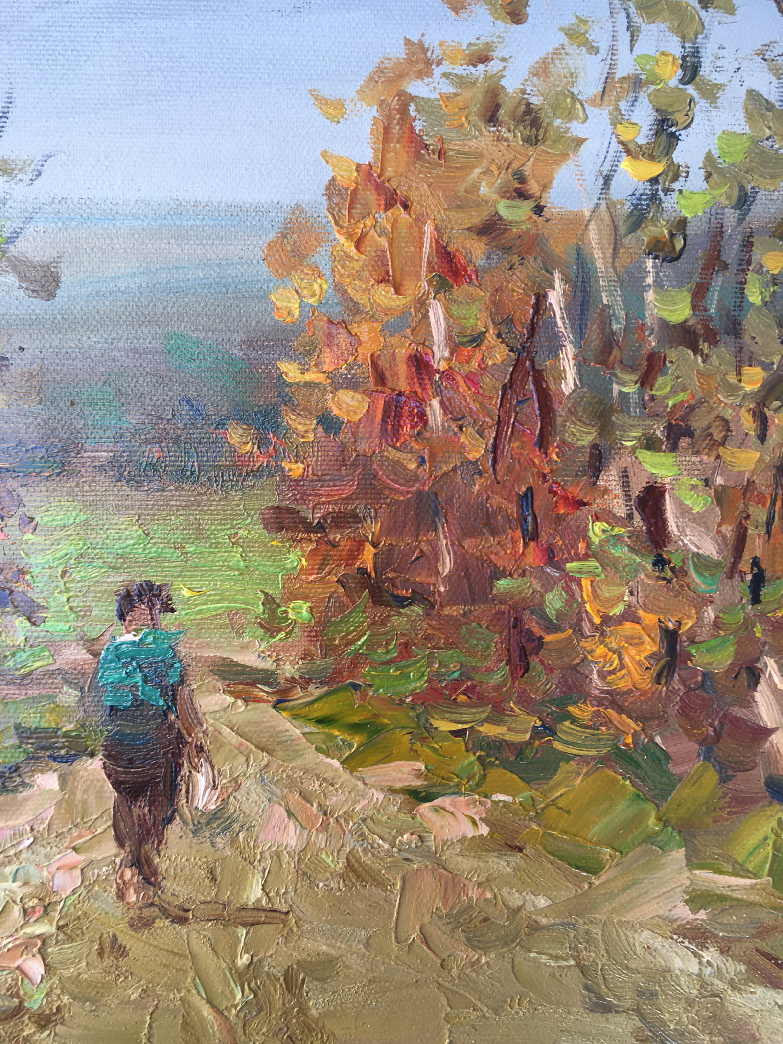 Oil painting Road to home Sergey Ivanovich Animov - 10