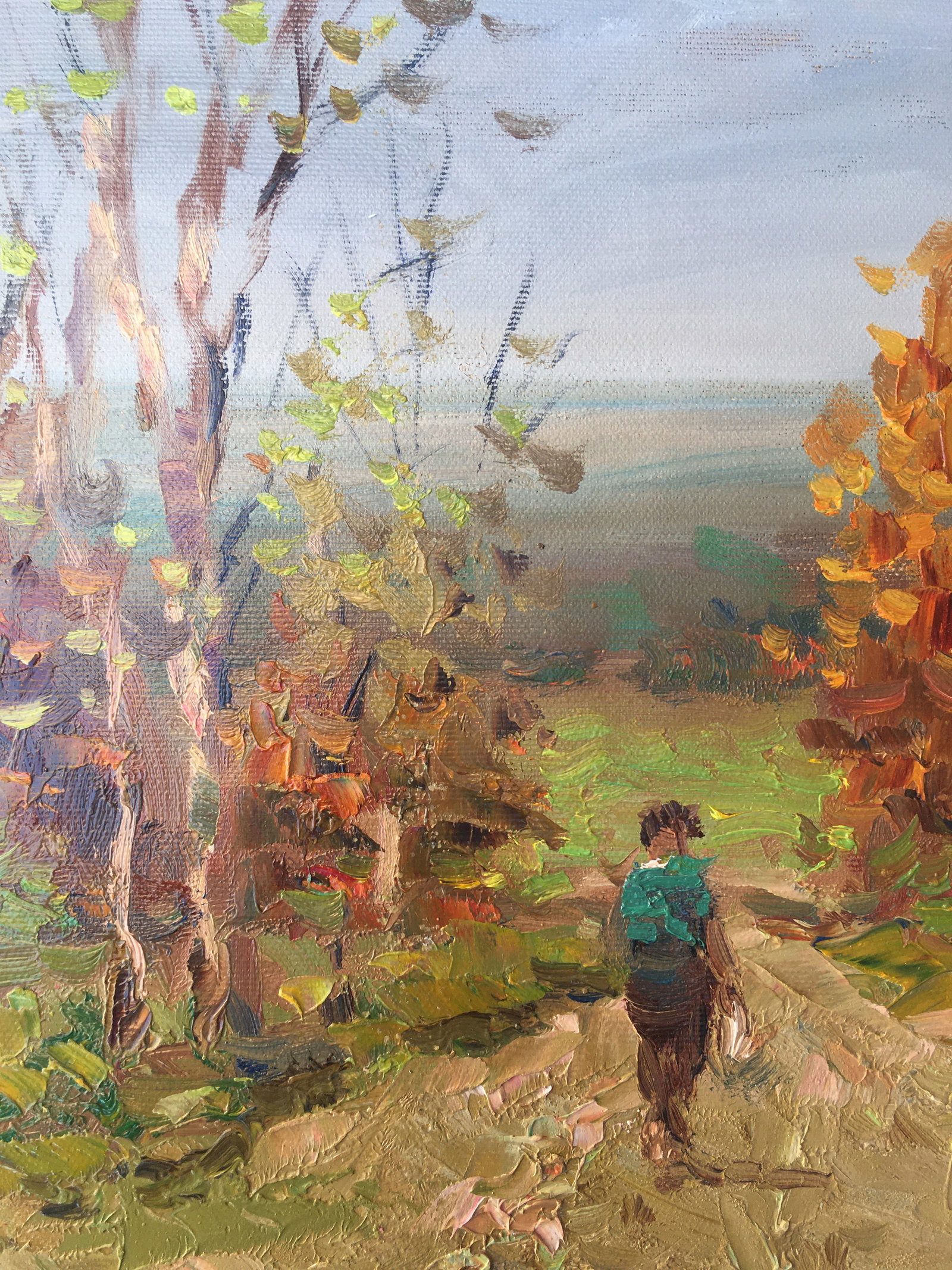 Oil painting Road to home Sergey Ivanovich Animov - 5