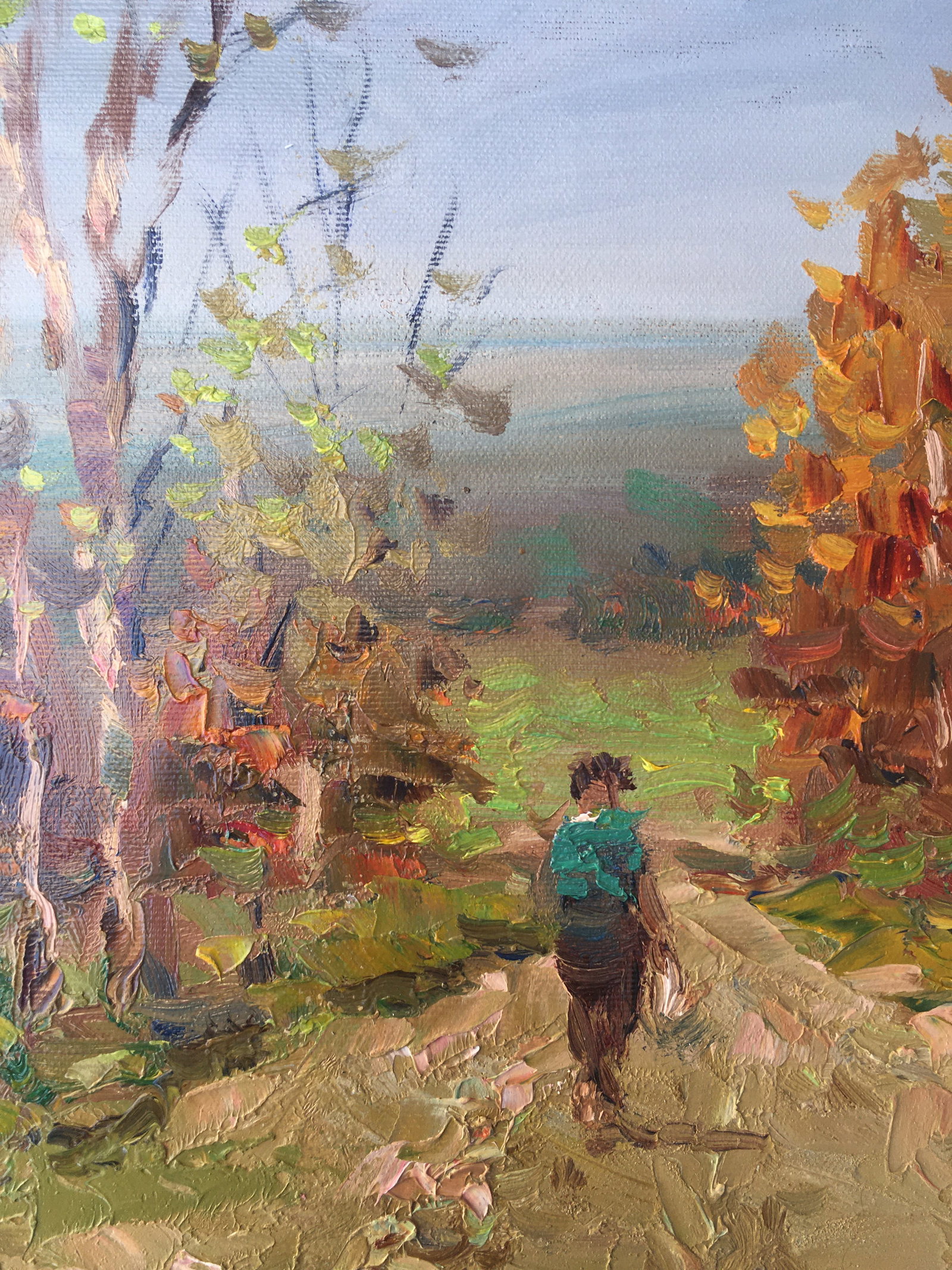 Oil painting Road to home Sergey Ivanovich Animov - 6
