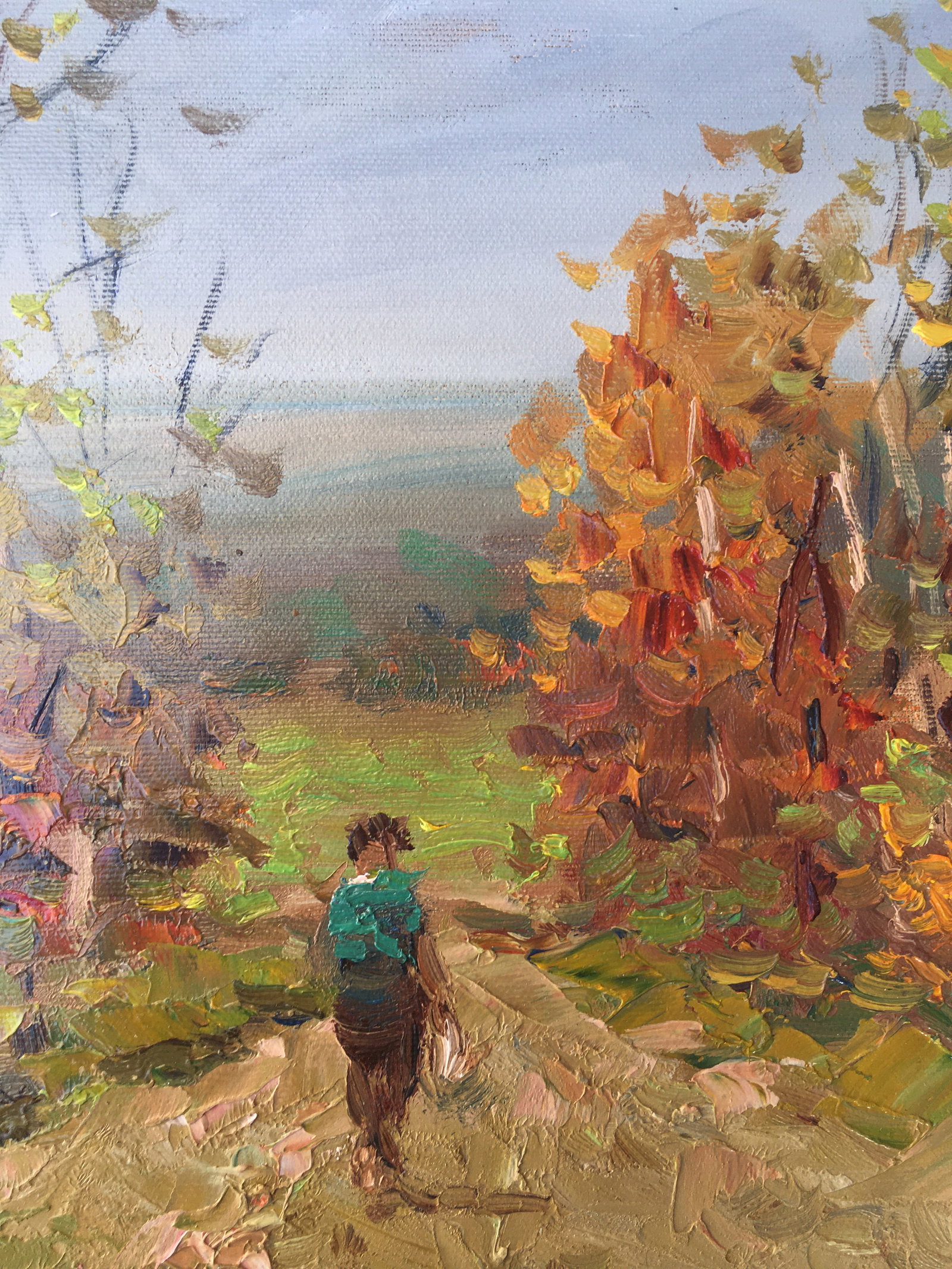 Oil painting Road to home Sergey Ivanovich Animov - 7
