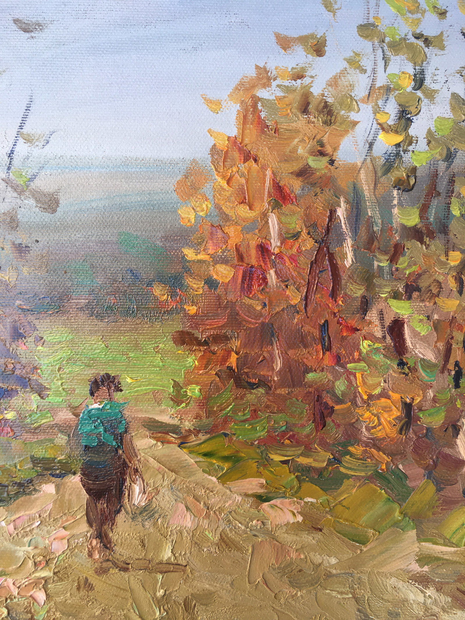 Oil painting Road to home Sergey Ivanovich Animov - 9