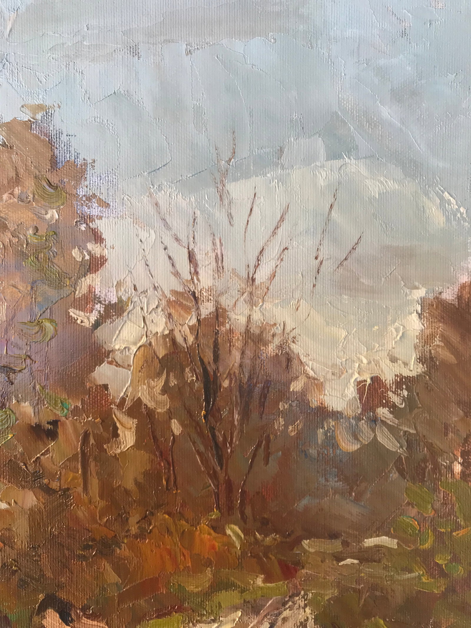 Oil painting Road on the outskirts Sergey Ivanovich Animov - 5