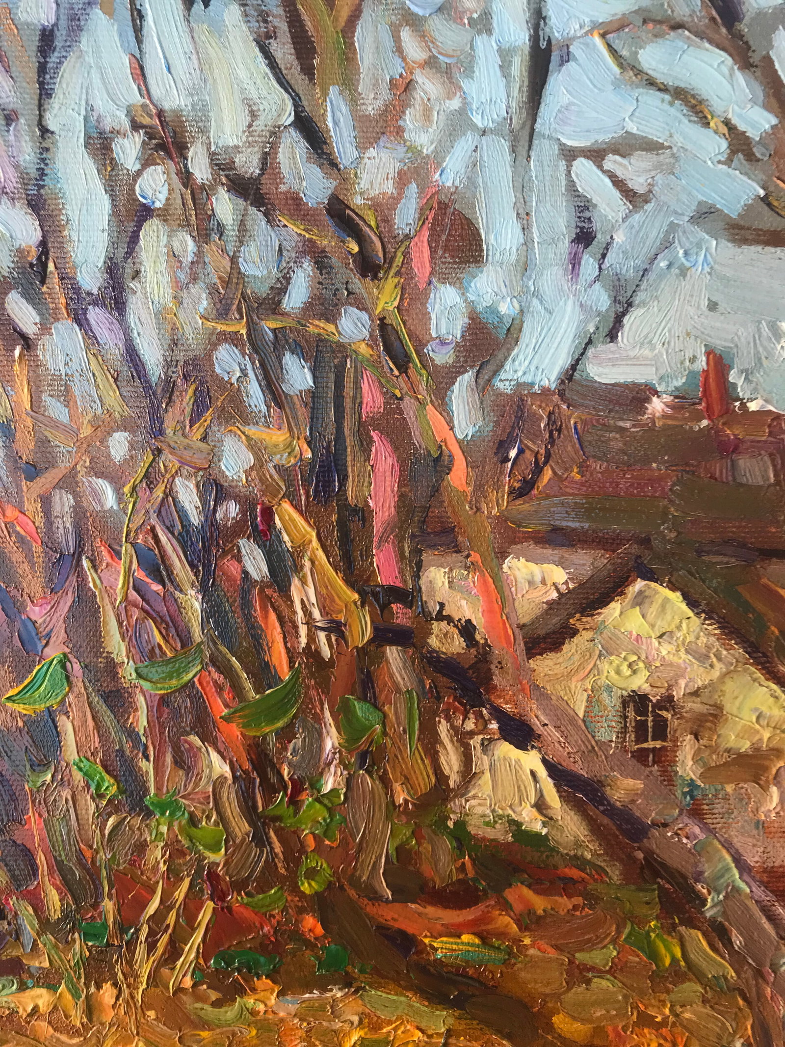 Oil painting Old Garden Sergey Ivanovich Animov - 3