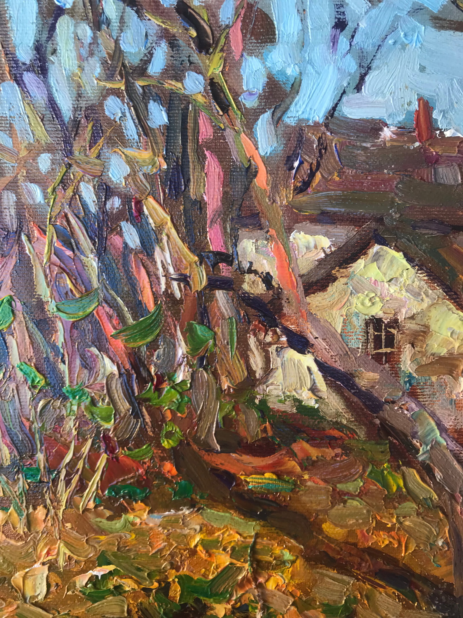 Oil painting Old Garden Sergey Ivanovich Animov - 4