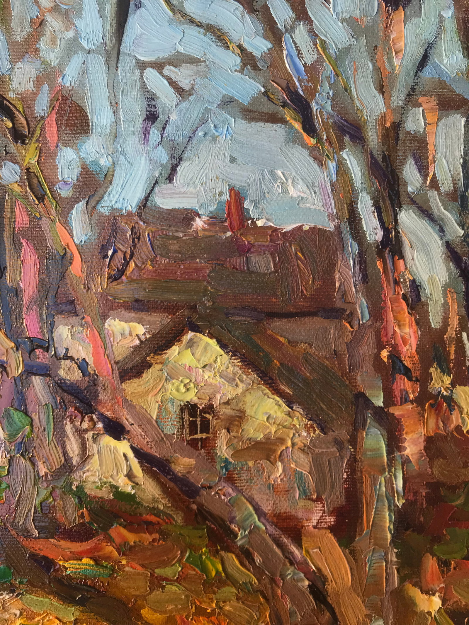 Oil painting Old Garden Sergey Ivanovich Animov - 5