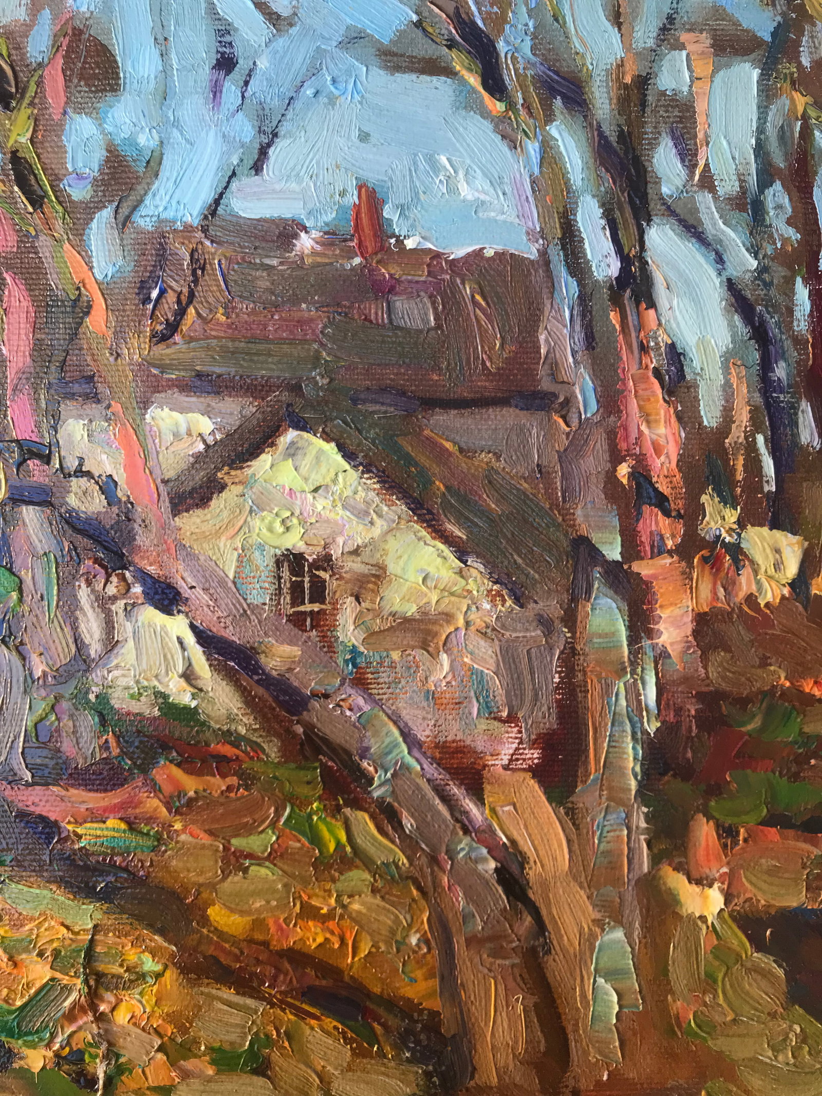 Oil painting Old Garden Sergey Ivanovich Animov - 6