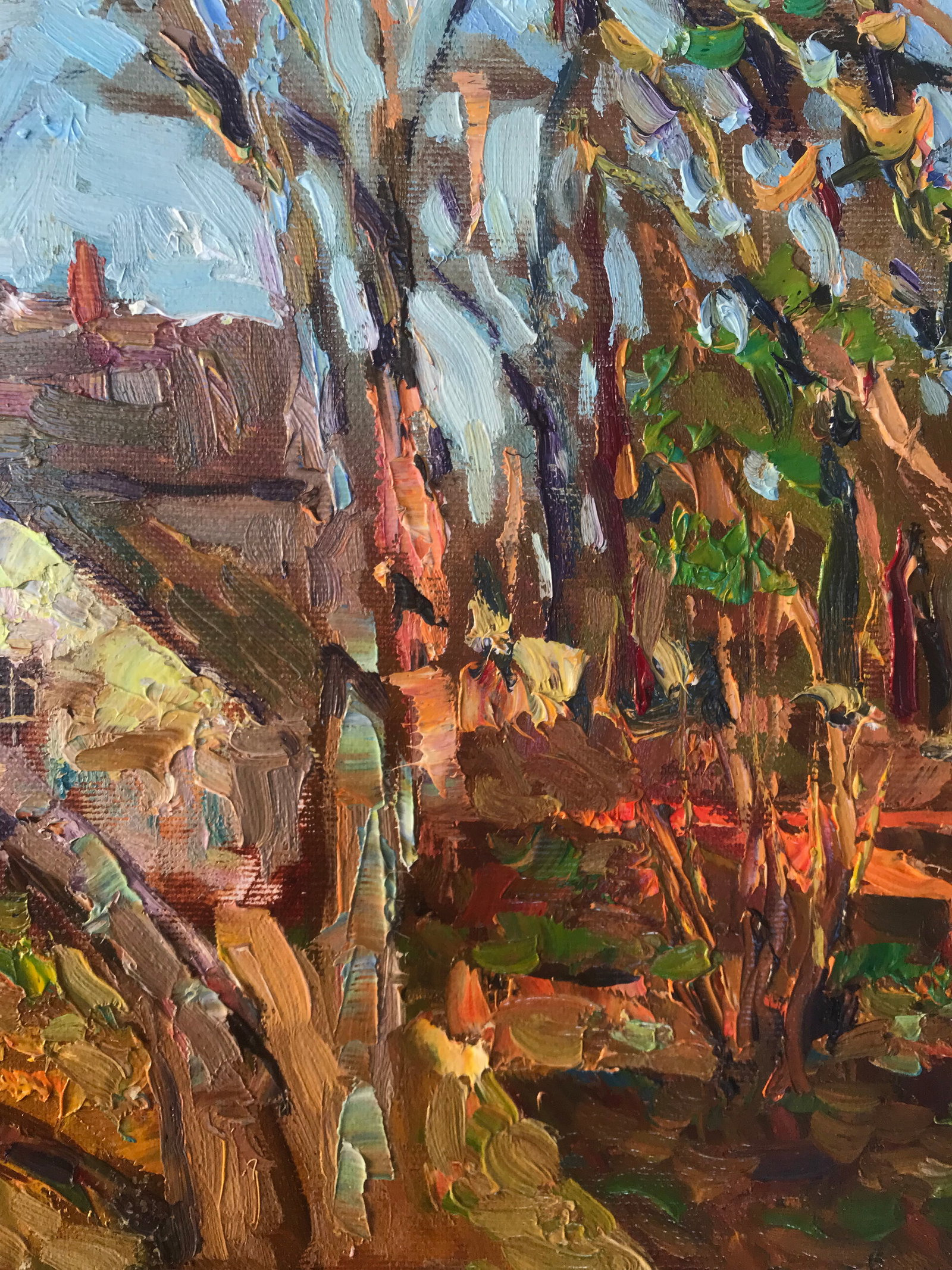 Oil painting Old Garden Sergey Ivanovich Animov - 8