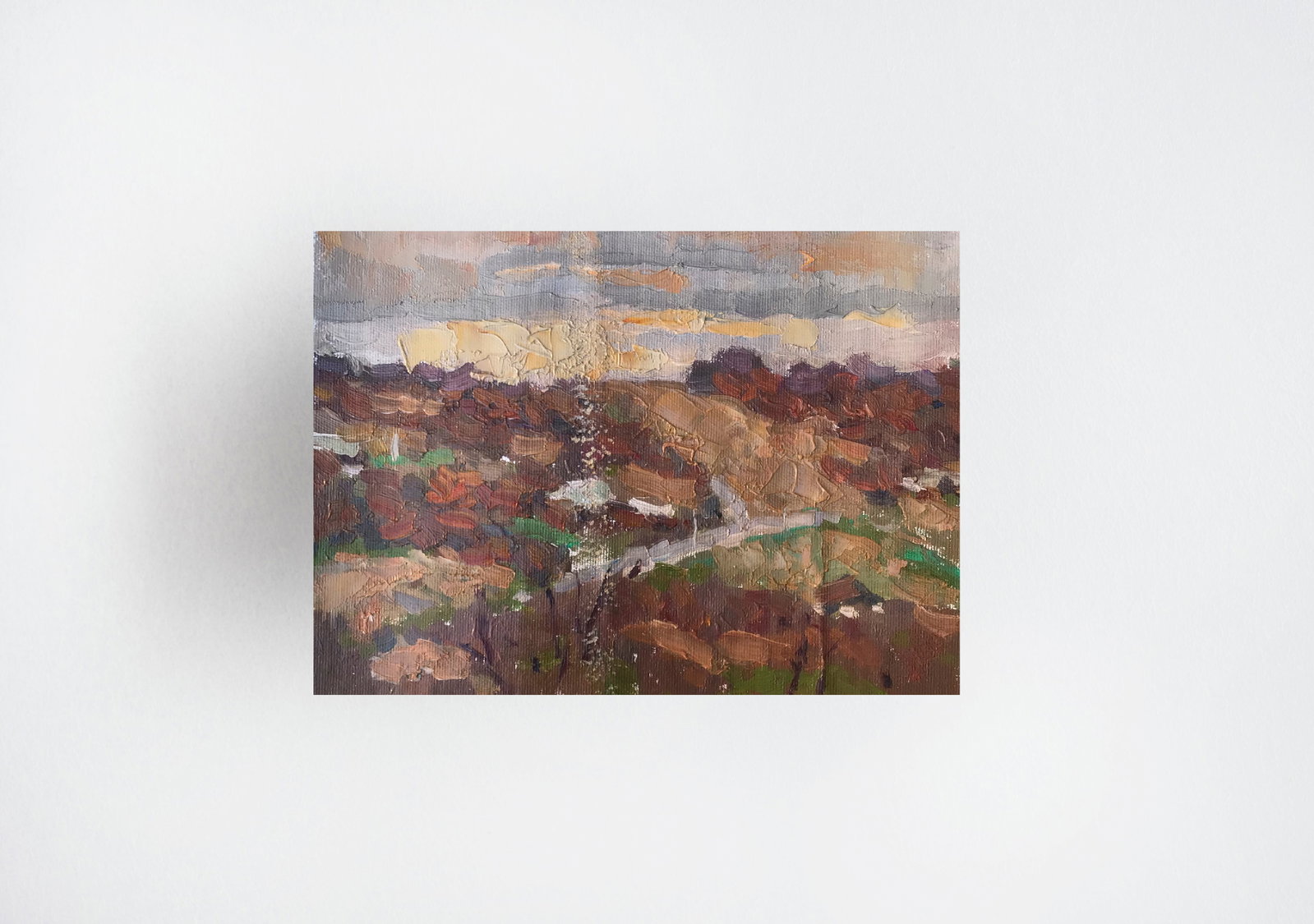 Oil painting Sunset Sergey Ivanovich Animov - 11