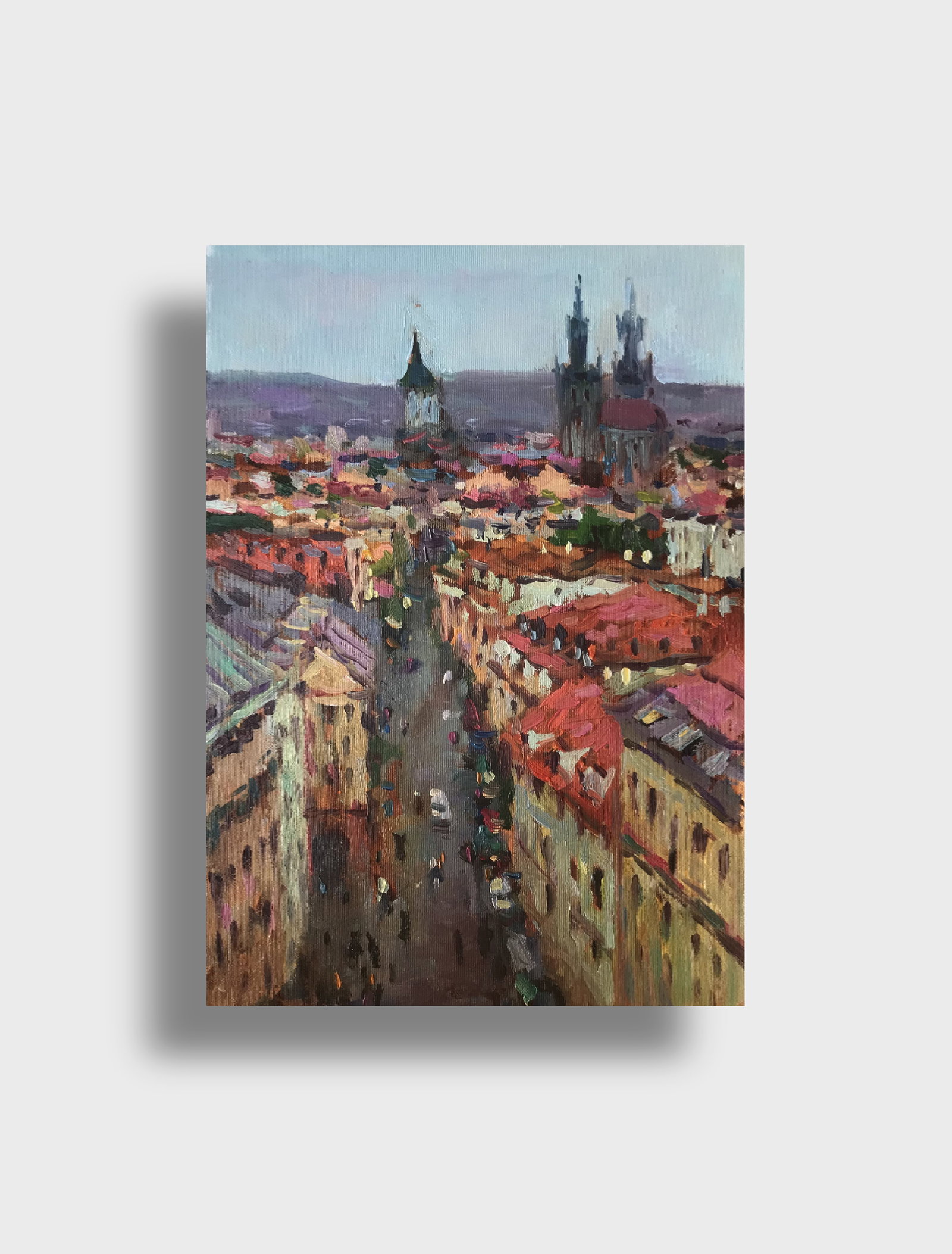 Oil painting Cityscape Sergey Ivanovich Animov - 11