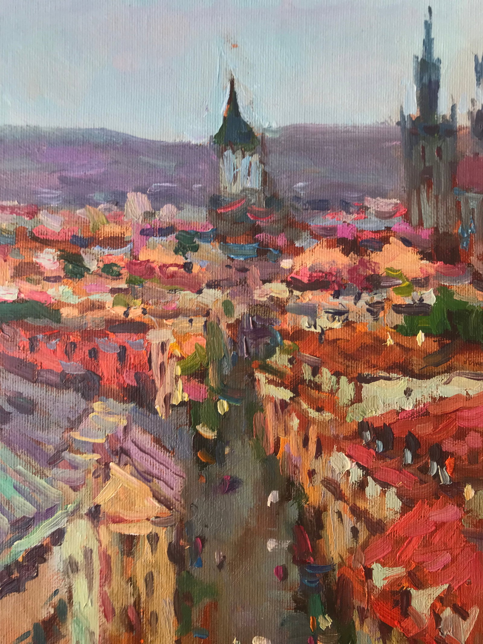 Oil painting Cityscape Sergey Ivanovich Animov - 3