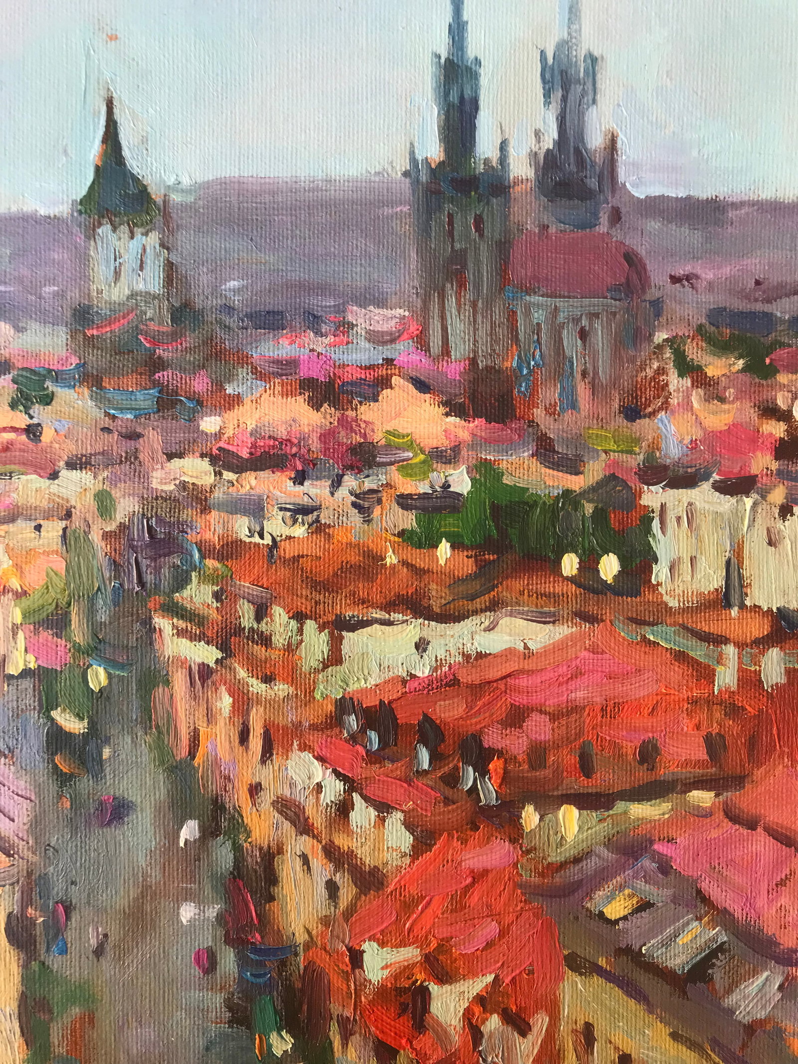 Oil painting Cityscape Sergey Ivanovich Animov - 4
