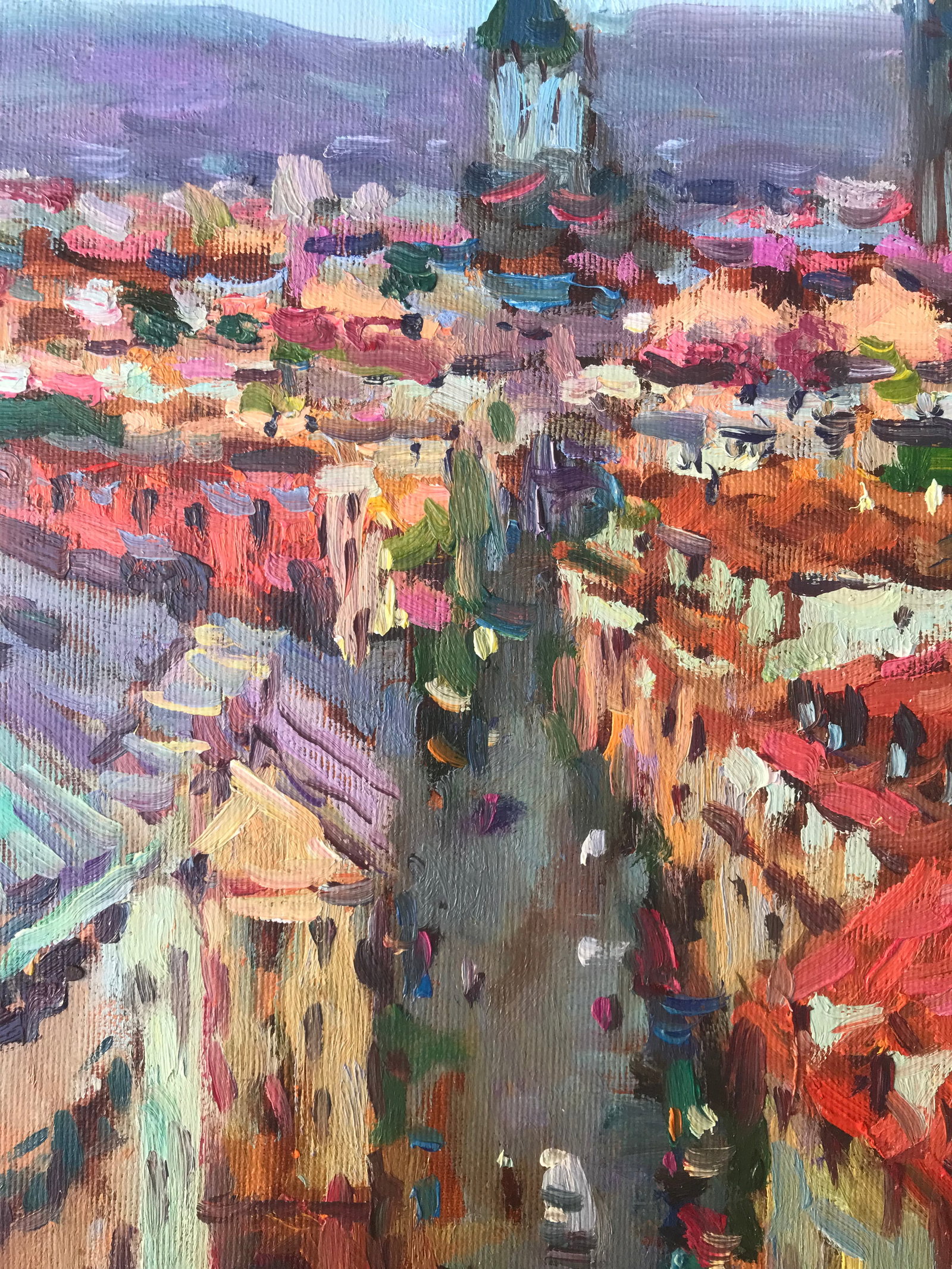 Oil painting Cityscape Sergey Ivanovich Animov - 5