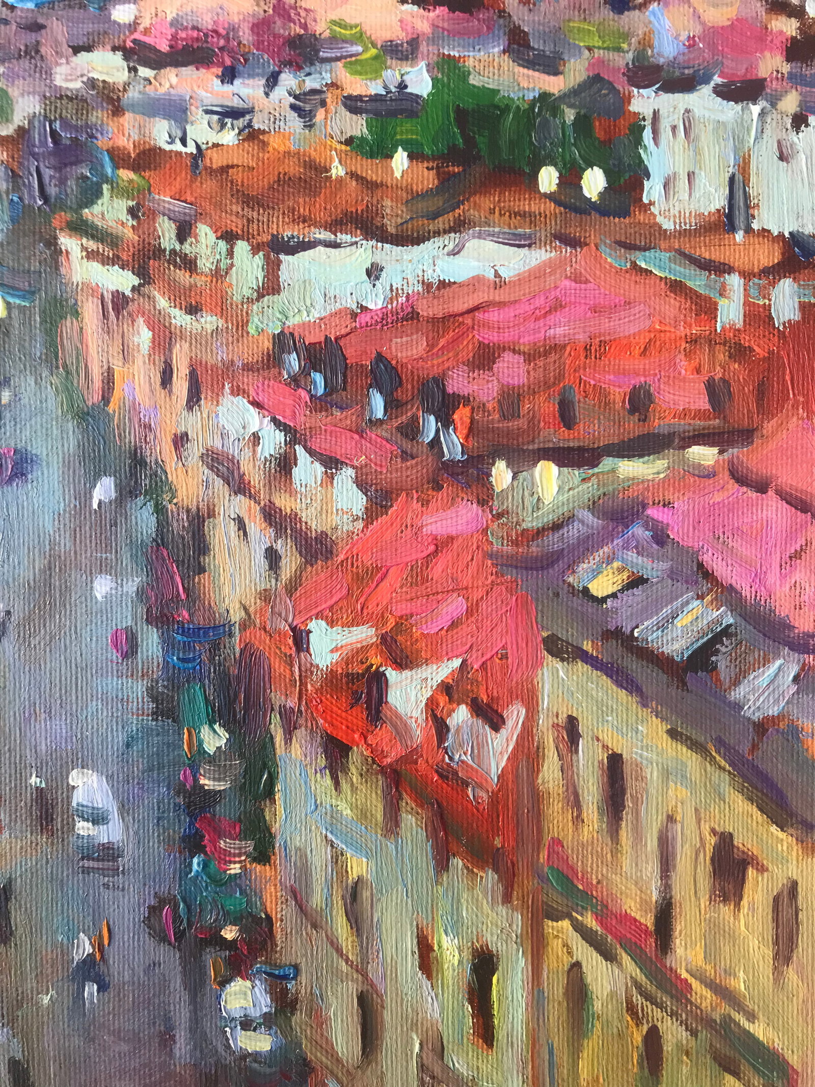 Oil painting Cityscape Sergey Ivanovich Animov - 9
