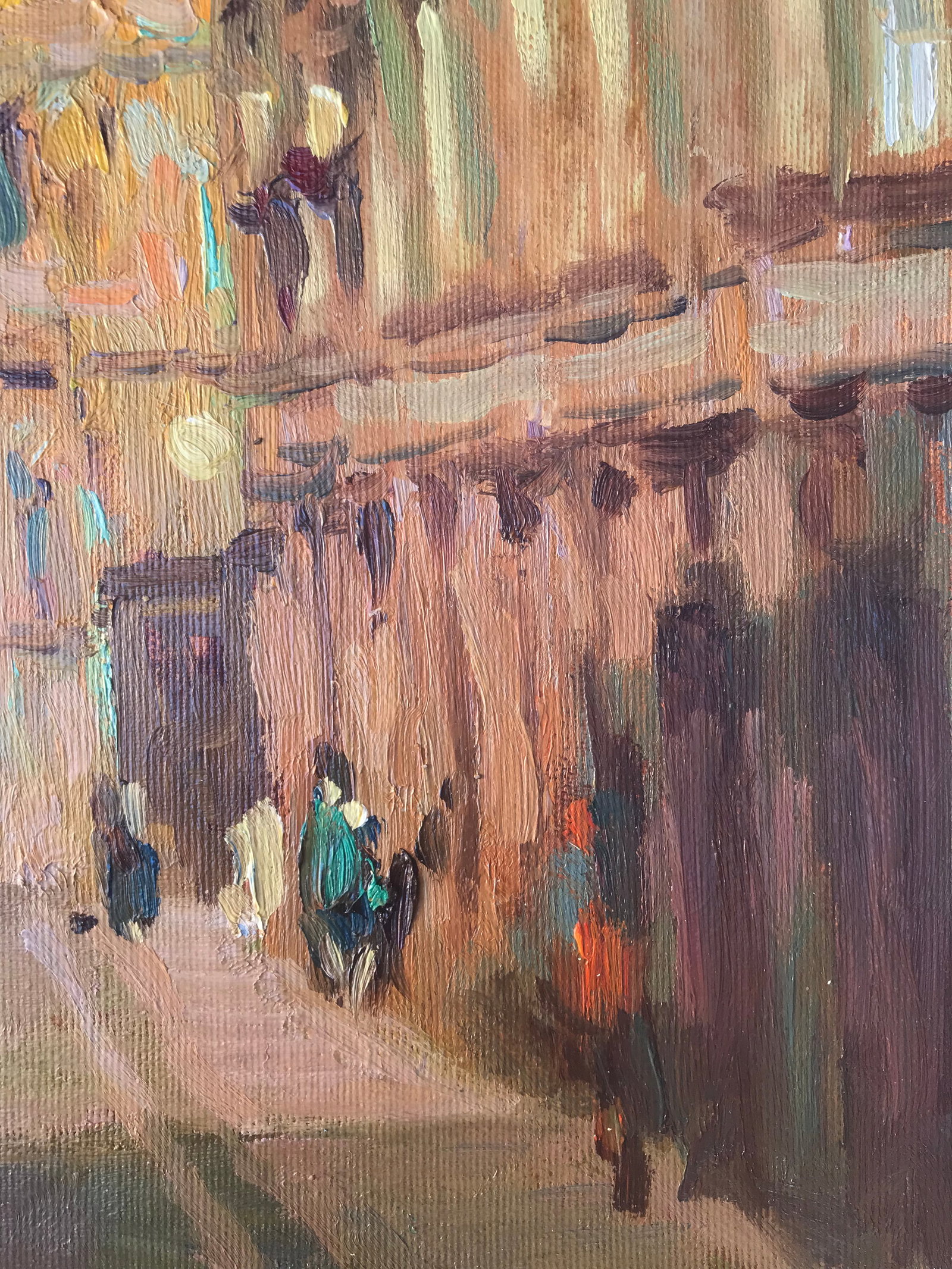 Oil painting Old town street Sergey Ivanovich Animov - 10