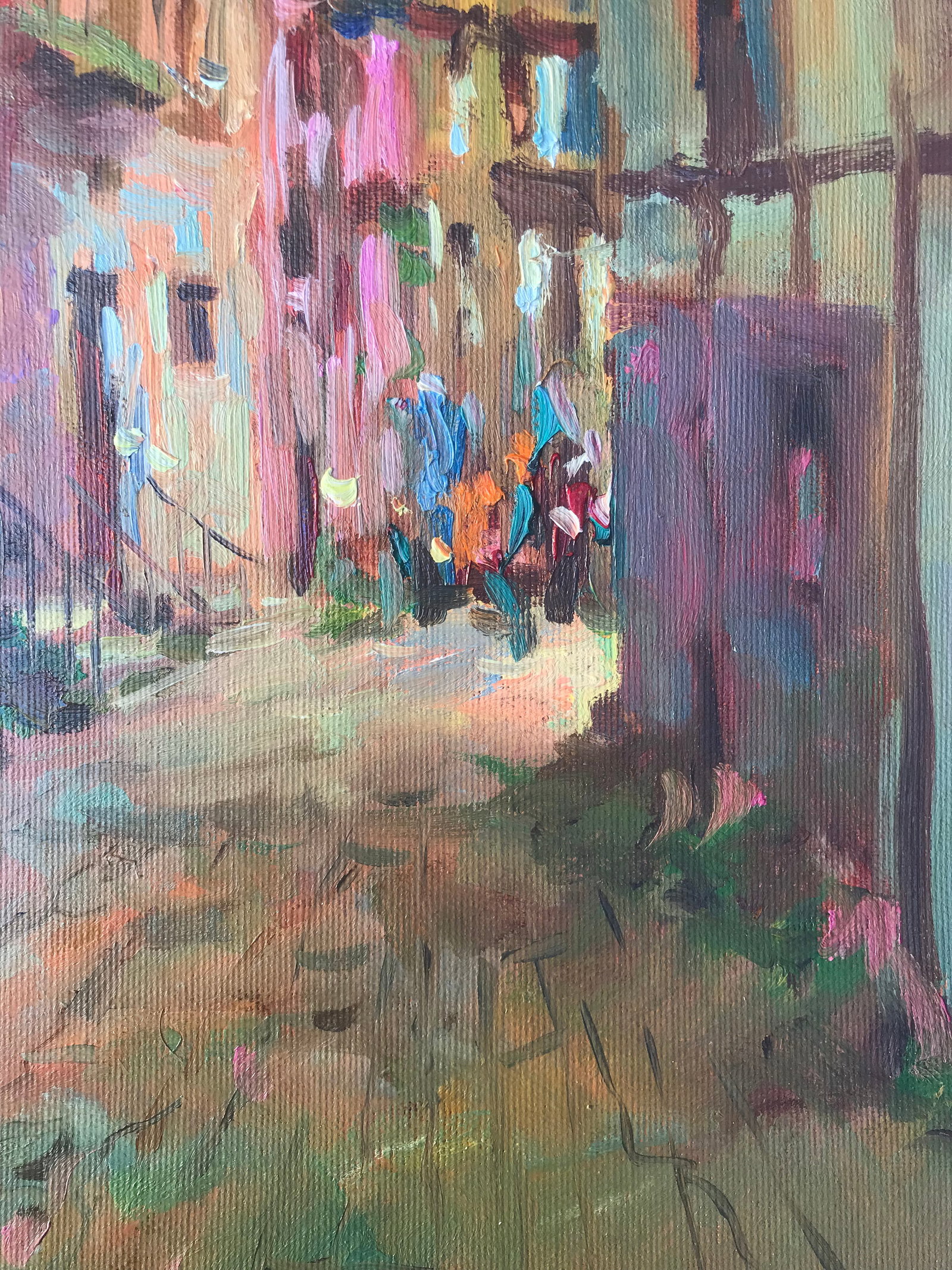 Oil painting Lane Sergey Ivanovich Animov - 10