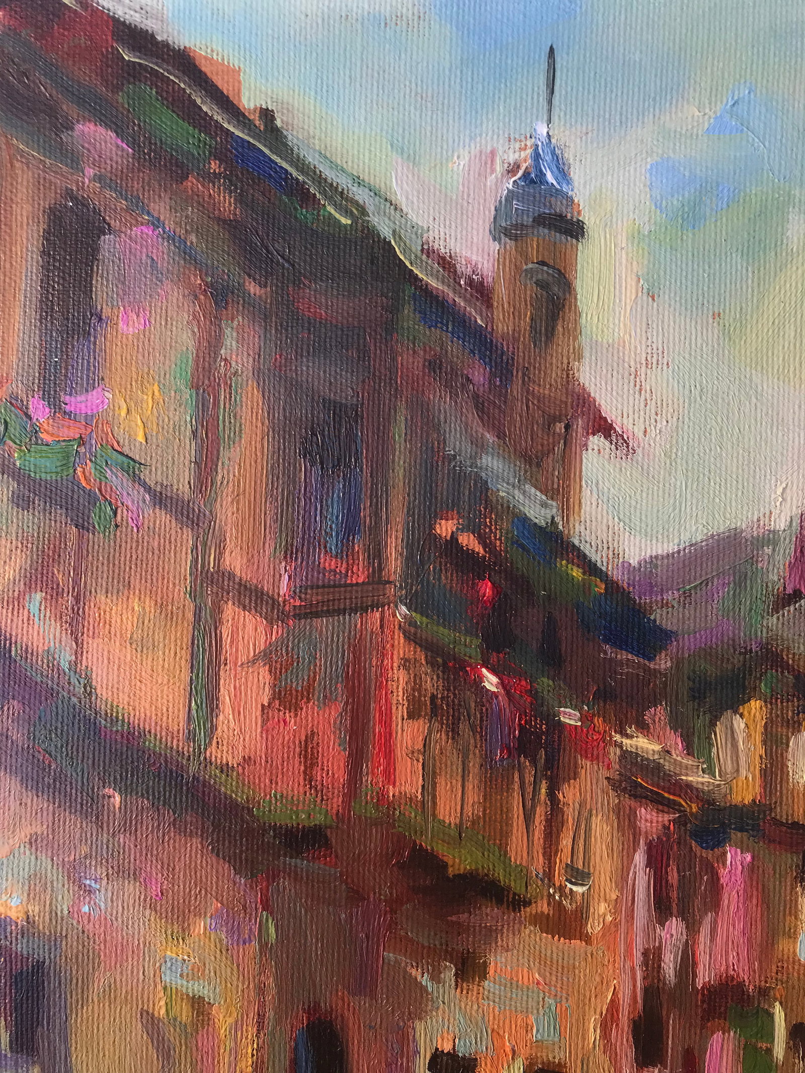 Oil painting Lane Sergey Ivanovich Animov - 3