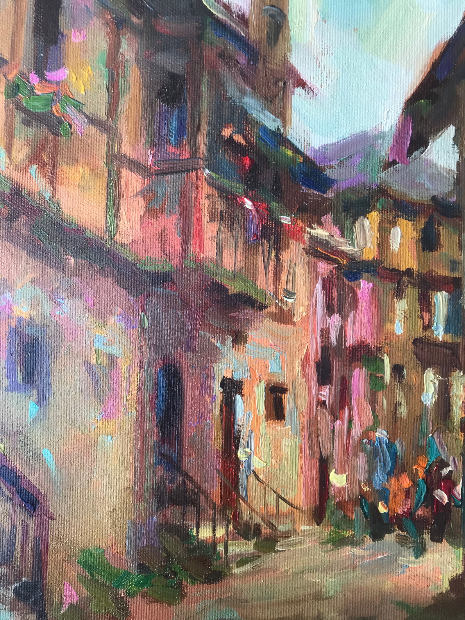 Oil painting Lane Sergey Ivanovich Animov - 5