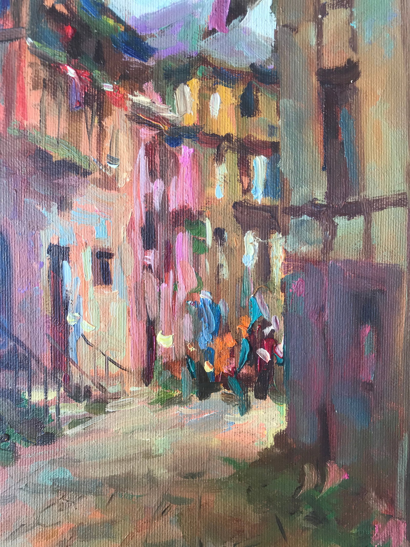 Oil painting Lane Sergey Ivanovich Animov - 8