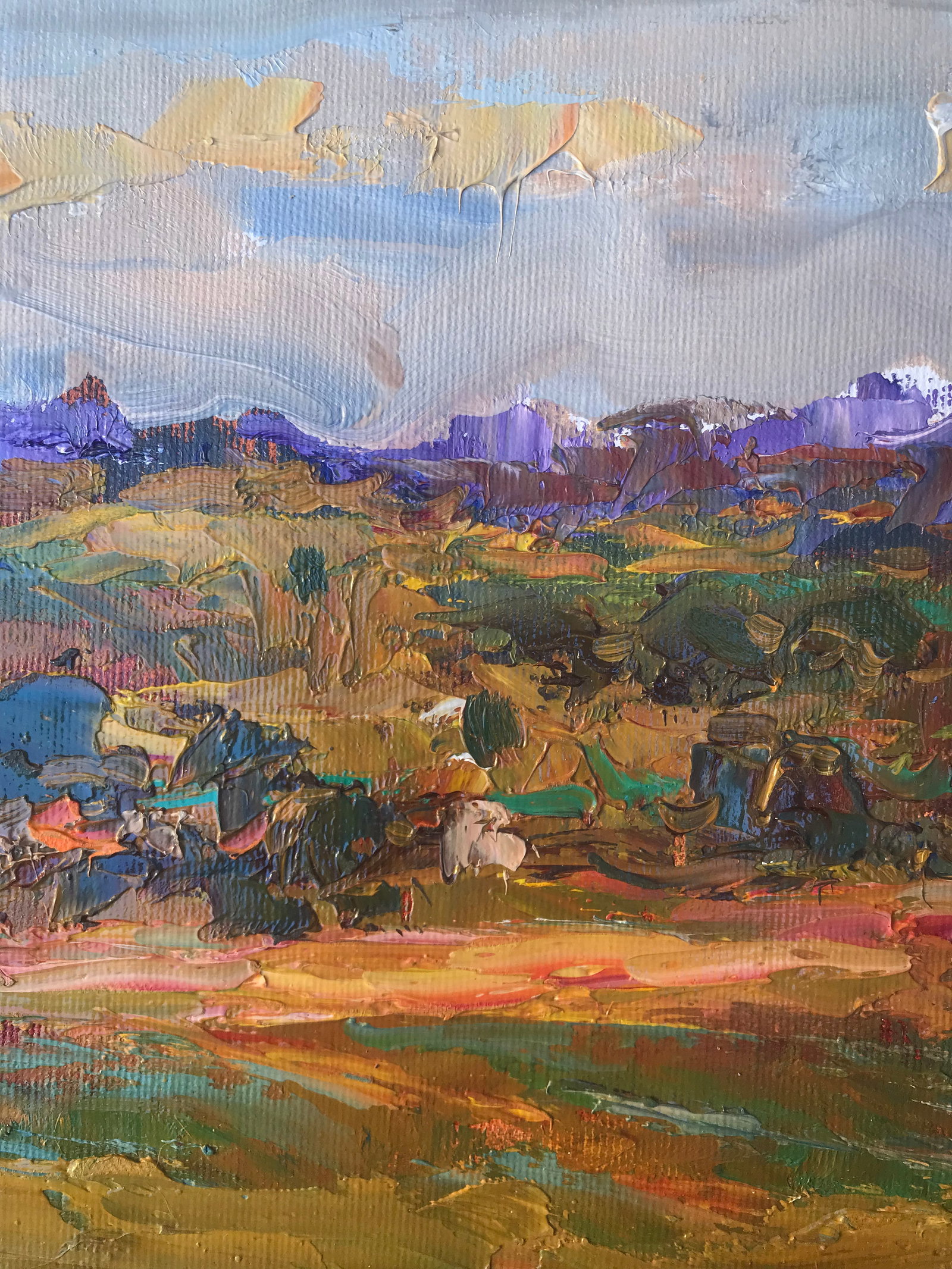 Oil painting Warm day Sergey Ivanovich Animov - 3