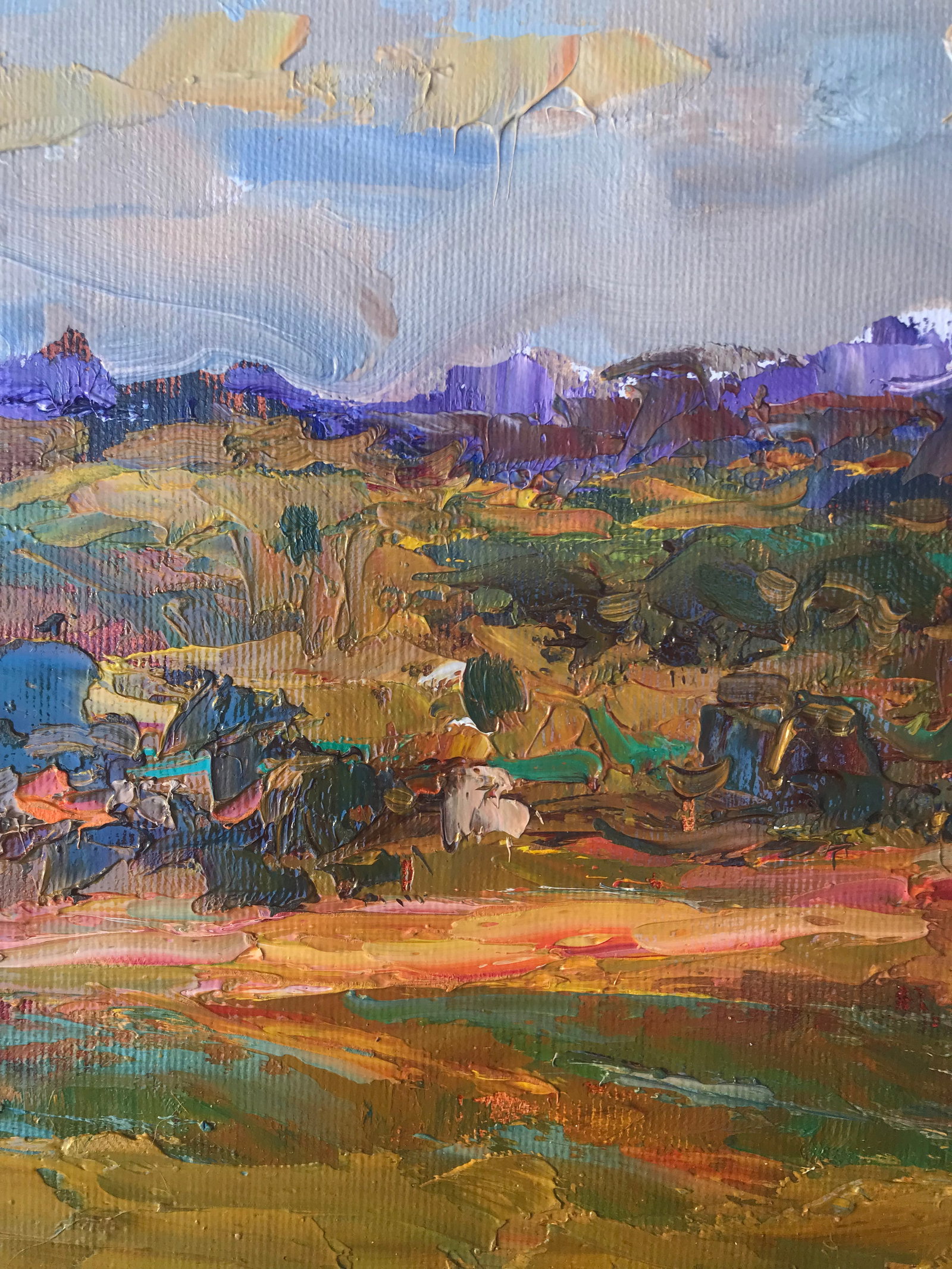Oil painting Warm day Sergey Ivanovich Animov - 4
