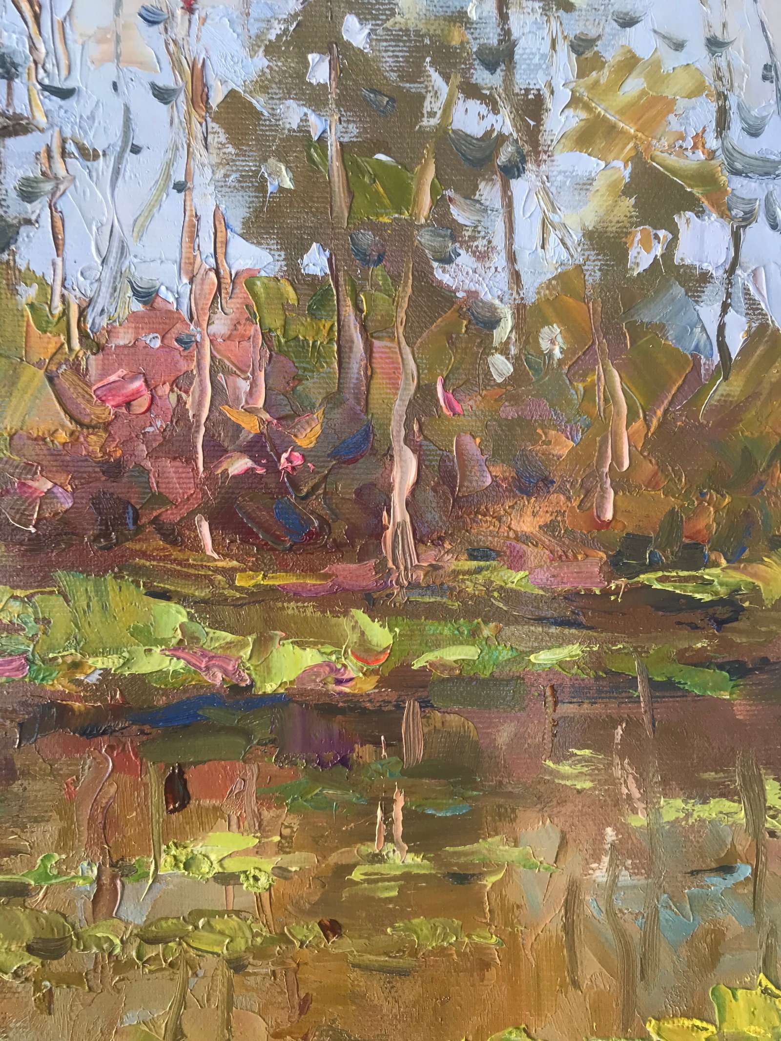 Oil painting Forest River Sergey Ivanovich Animov - 10