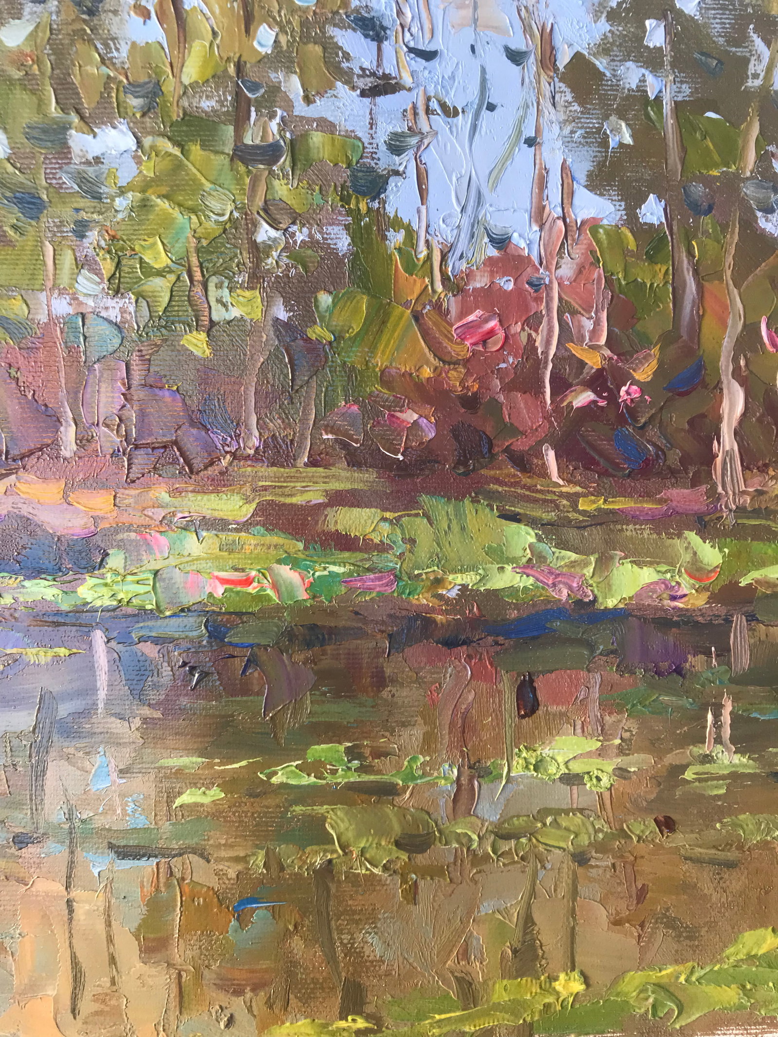 Oil painting Forest River Sergey Ivanovich Animov - 6