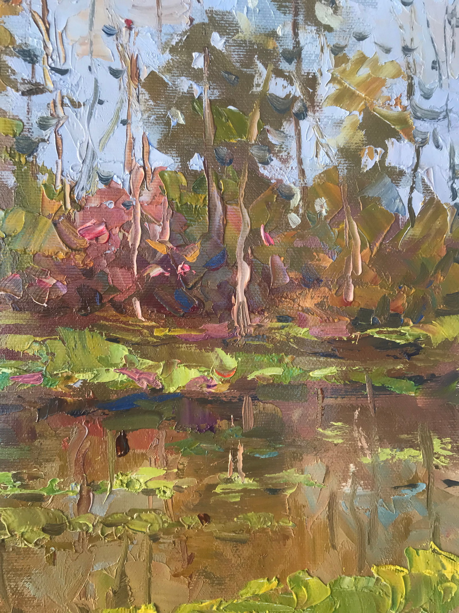 Oil painting Forest River Sergey Ivanovich Animov - 9