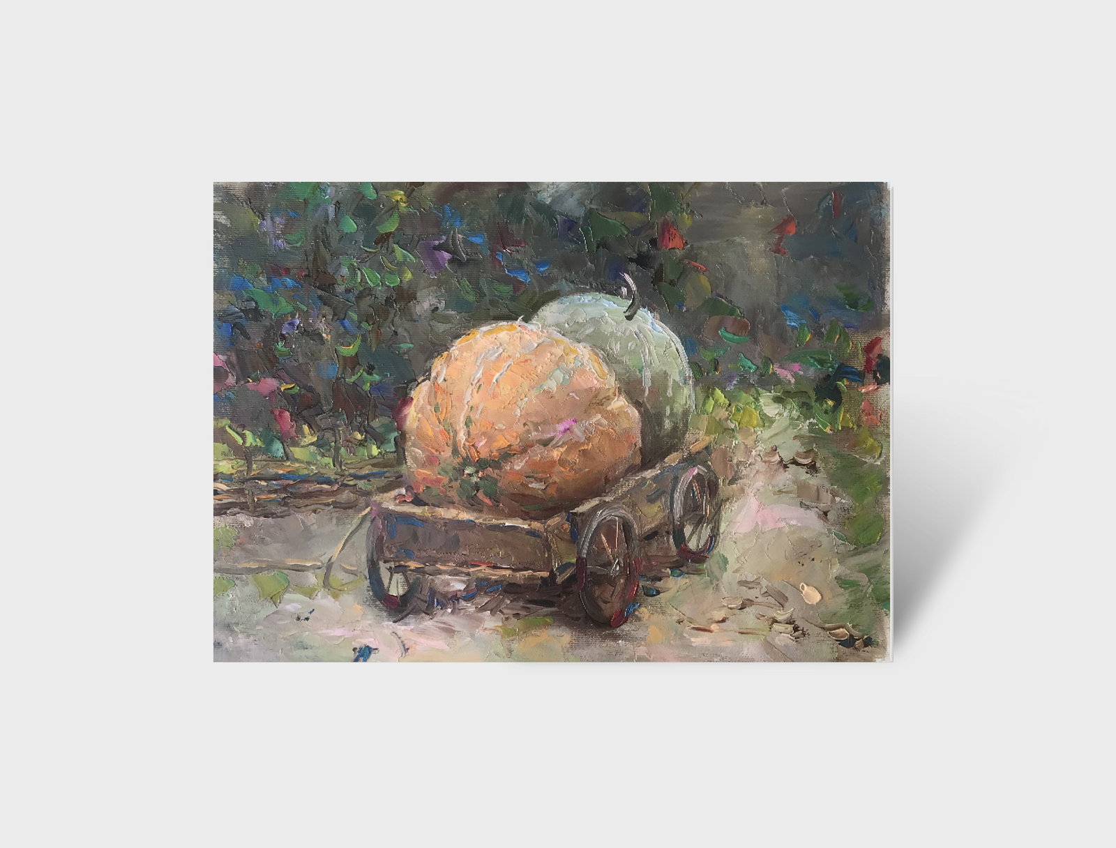 Oil painting Gift of autumn Sergey Ivanovich Animov - 11