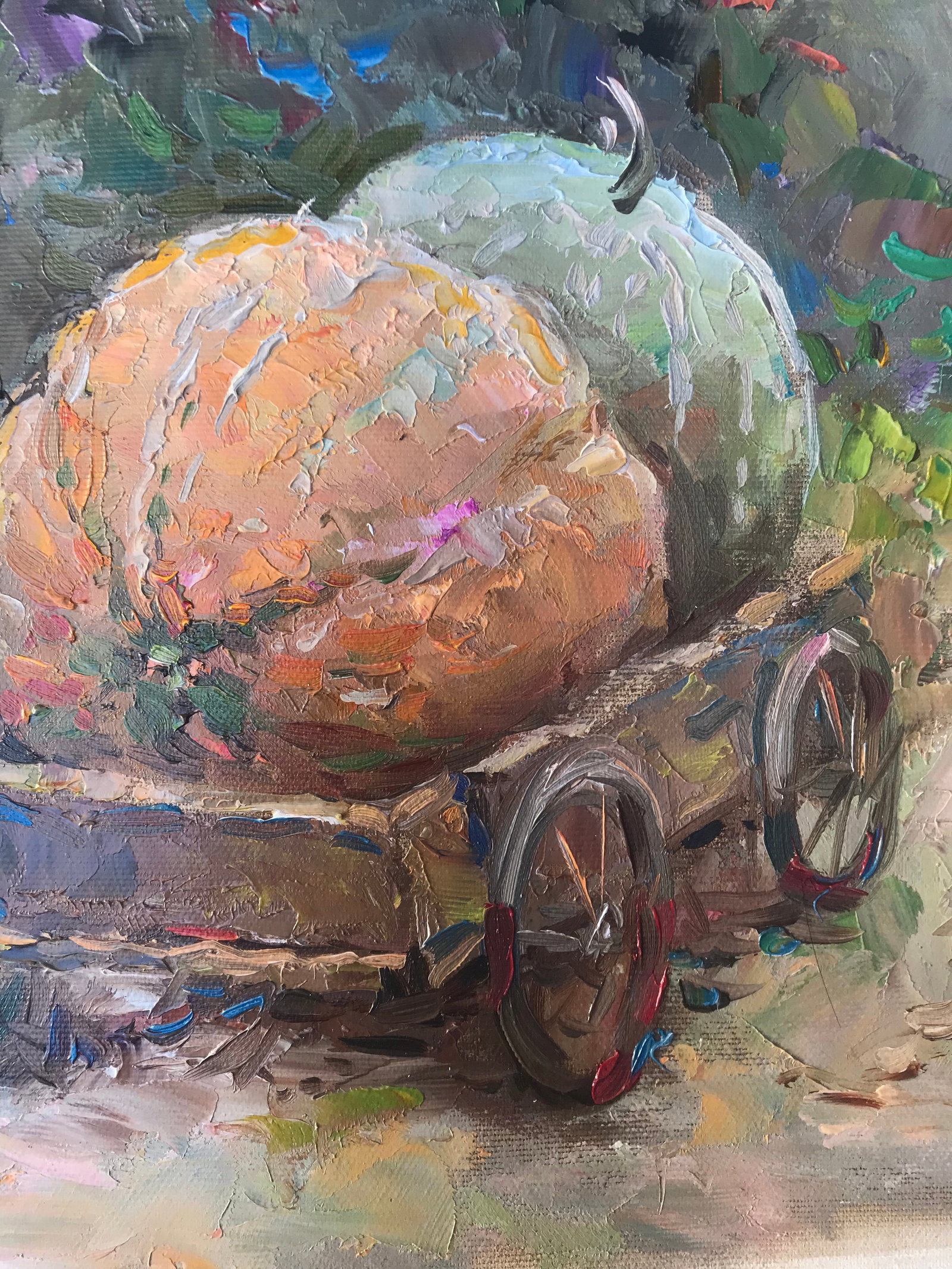 Oil painting Gift of autumn Sergey Ivanovich Animov - 6