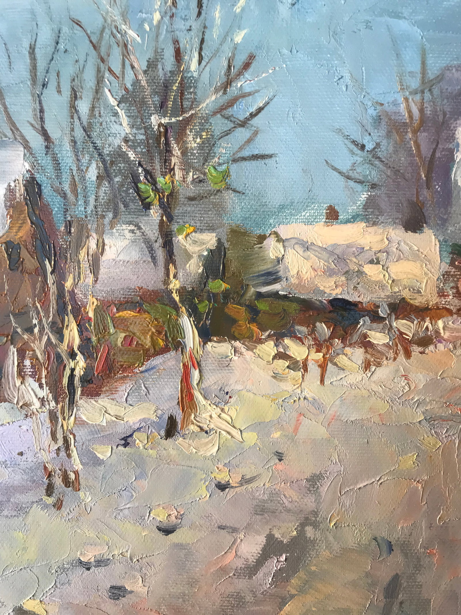 Oil painting Winter has come Sergey Ivanovich Animov - 4